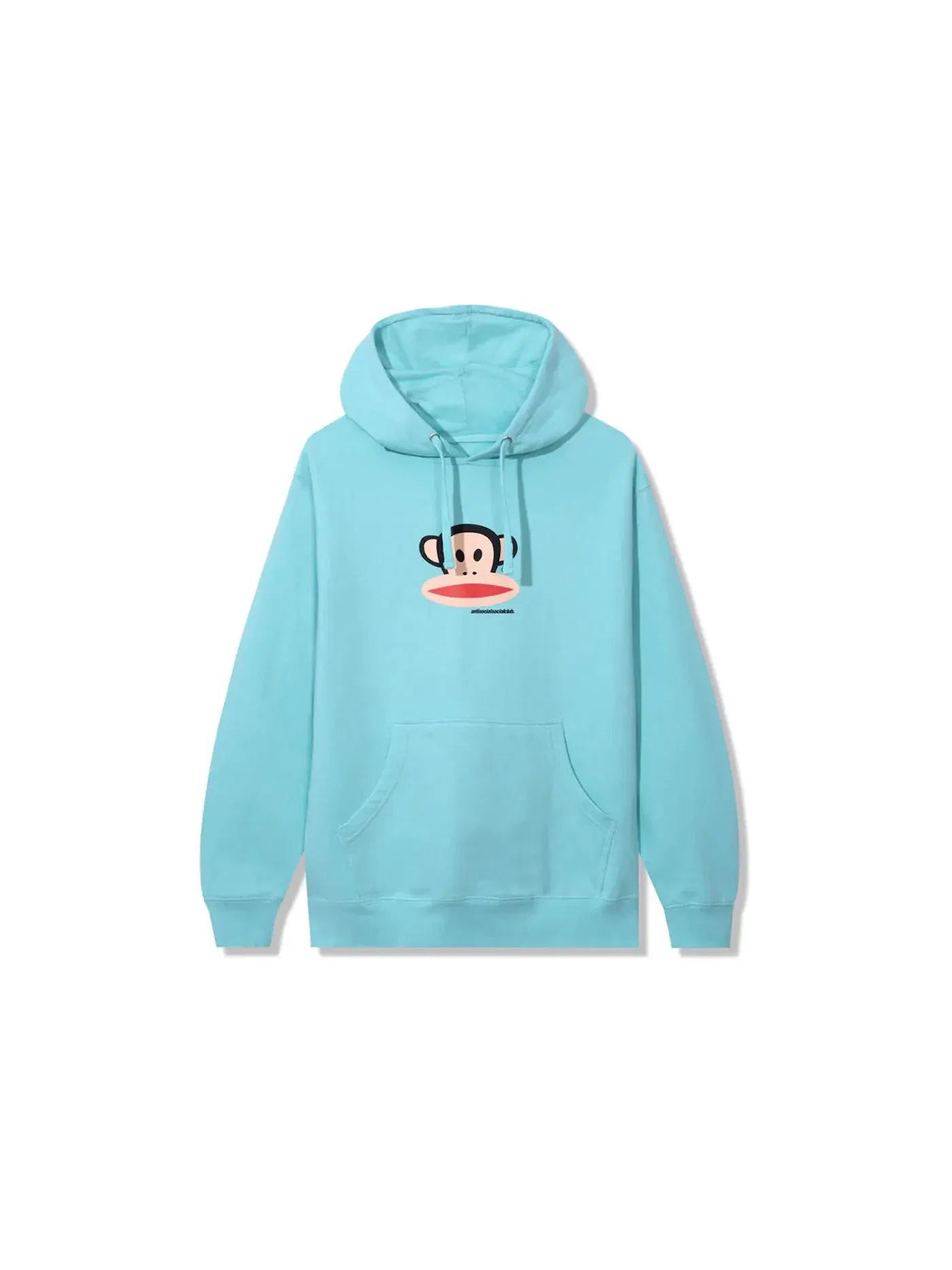 Мужской худи с принтом Anti Social Social Club x Paul Frank Hoodie Mint — изображение 1 из 2, мята
