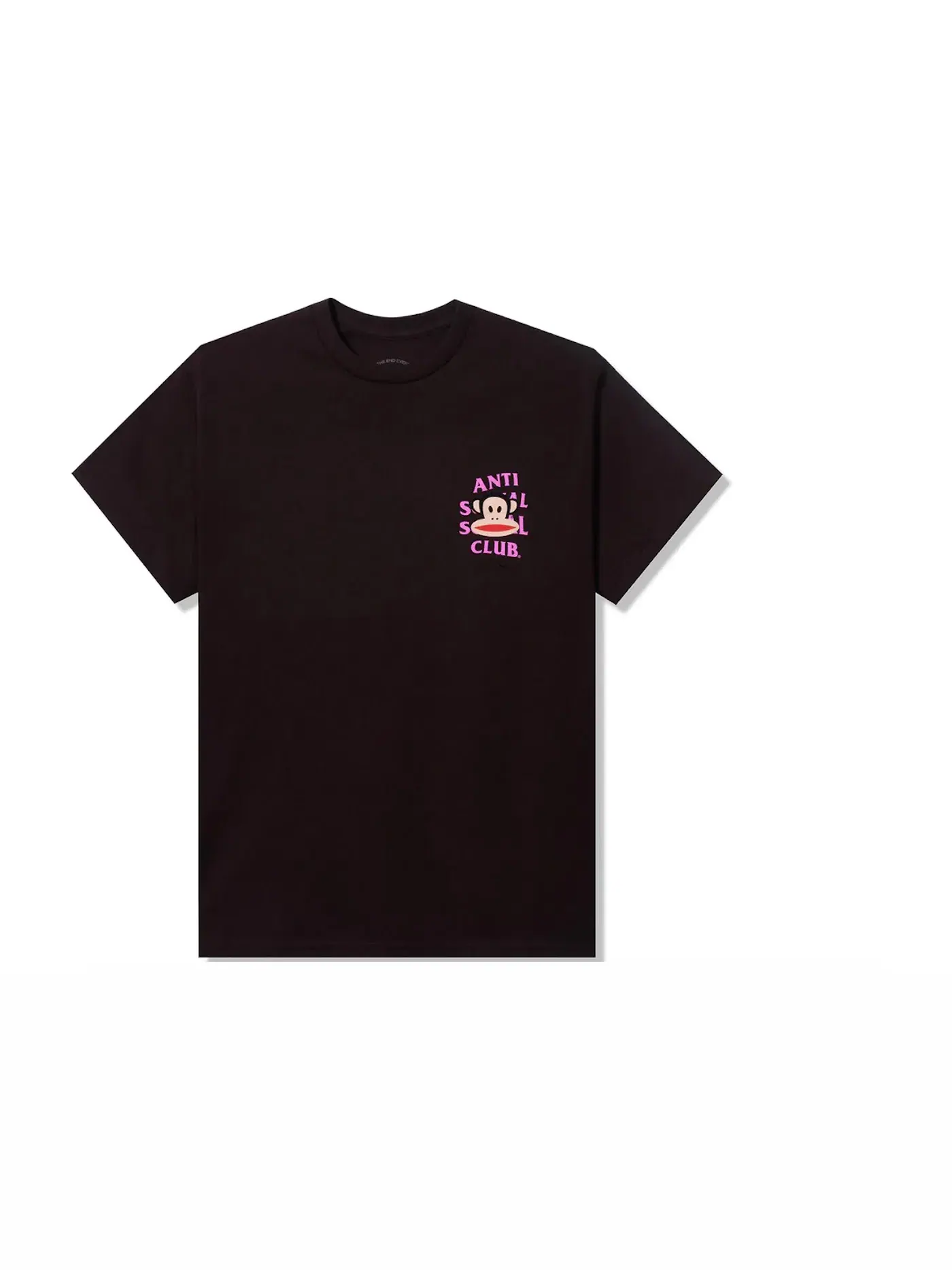 Мужская футболка с принтом Anti Social Social Club x Paul Frank Lounge Tee — изображение 2 из 2, коричневый