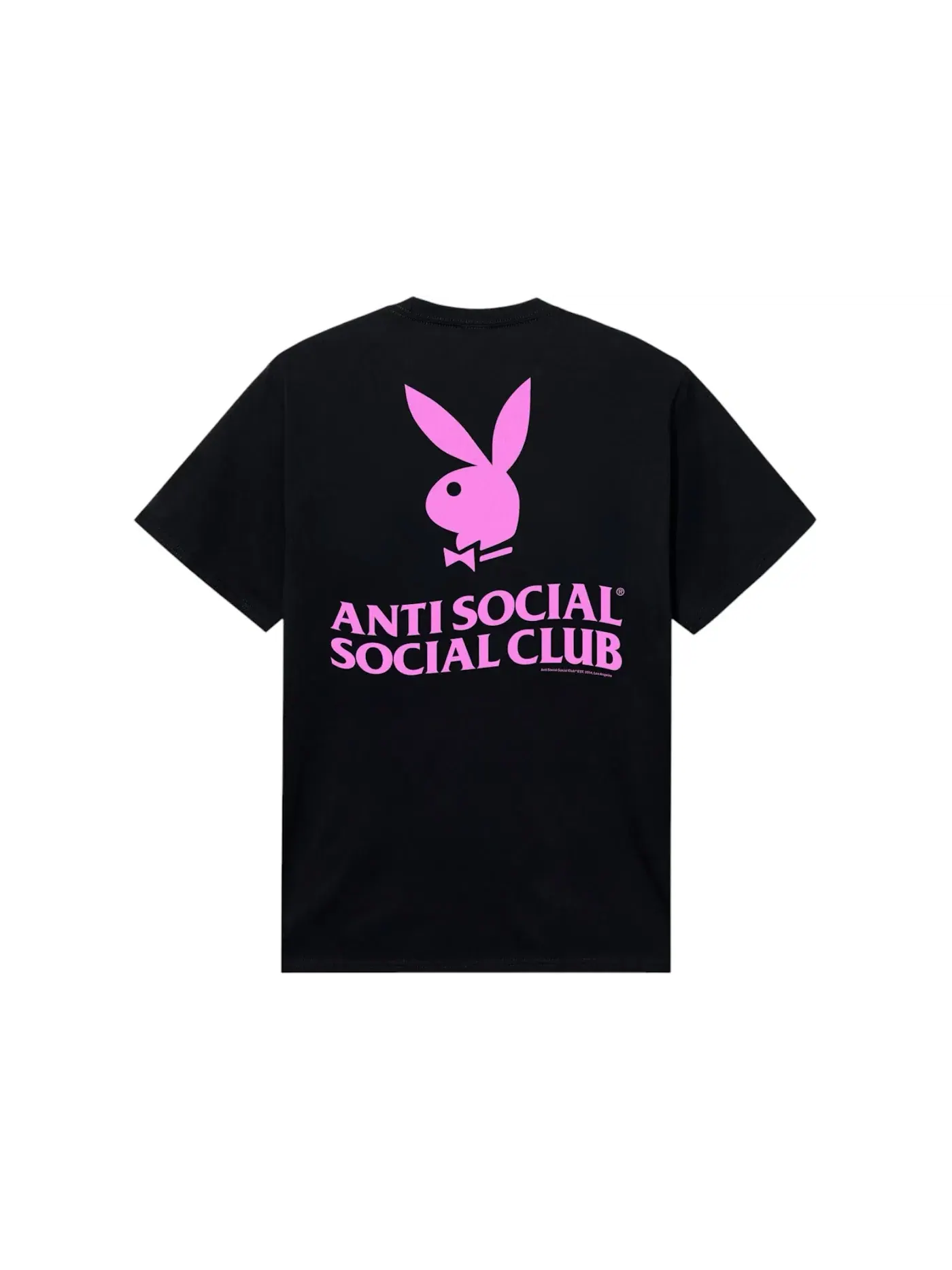 Мужская футболка с принтом Anti Social Social Club x Playboy Read It Tee — изображение 1 из 2, черный
