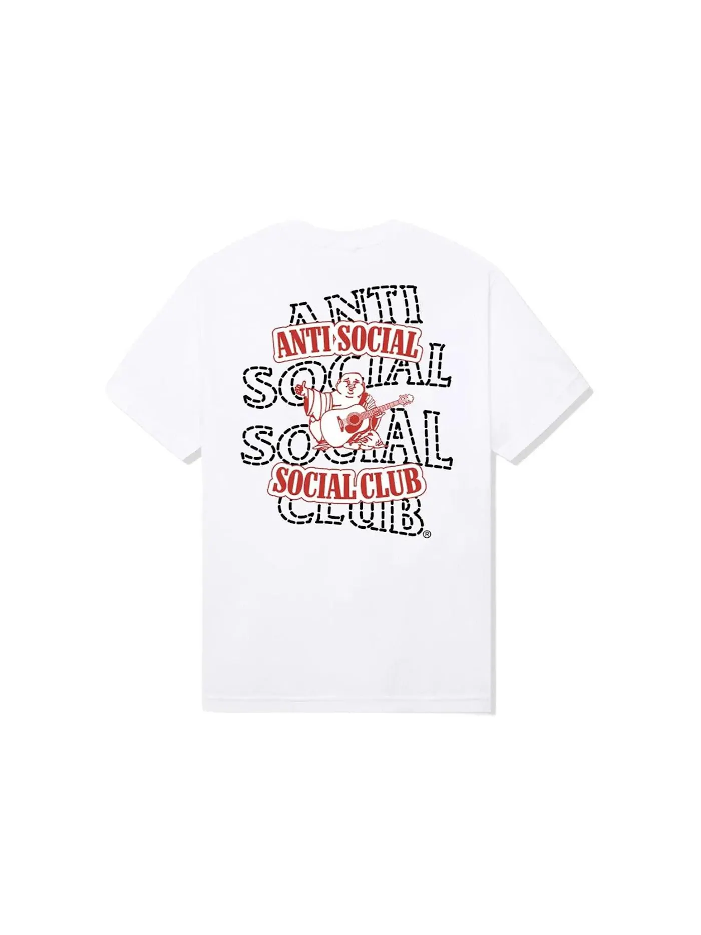 Мужская футболка с принтом Anti-Truth Premium Heavyweight Tee Anti Social Social Club — изображение 1 из 2, белый