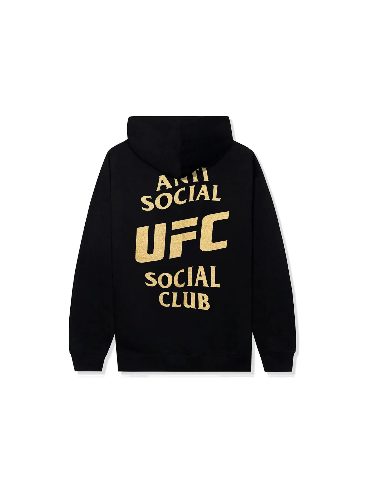 Мужская худи с принтом Anti Social Social Club x UFC Self-Titled — изображение 1 из 2, черный