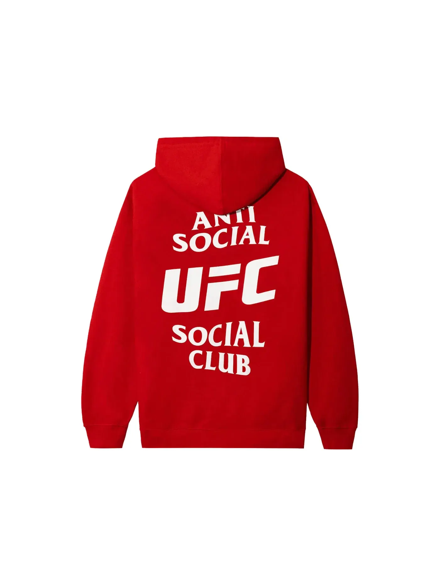 Мужской худи с принтом Self-Titled Anti Social Social Club — изображение 1 из 2, красный