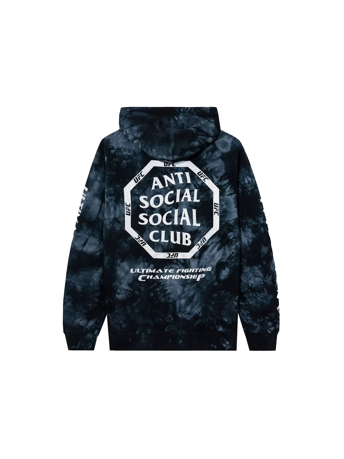 Мужская худи с принтом Ultimatum Anti Social Social Club — изображение 1 из 2, черный