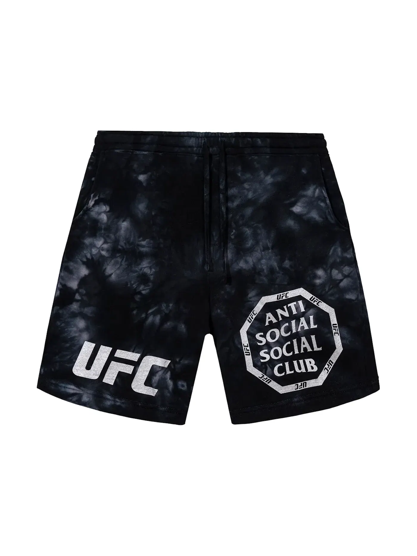 Мужские шорты с принтом Anti Social Social Club x UFC Ultimatum — изображение 1 из 2, черный