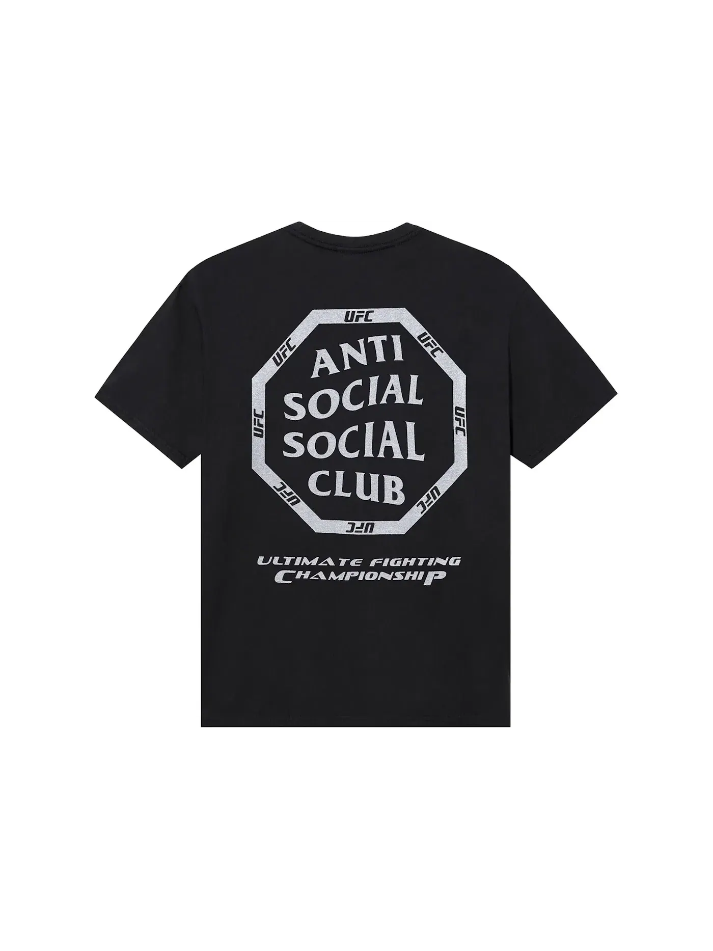 Мужская футболка с принтом Anti Social Social Club x UFC Ultimatum Tee — изображение 1 из 2, черный