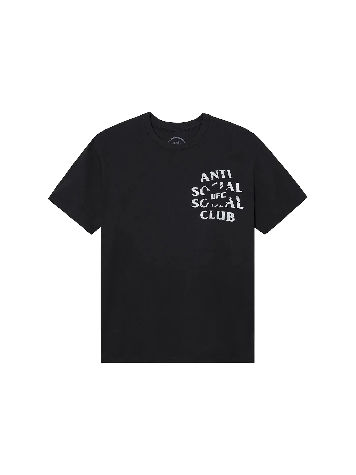 Мужская футболка с принтом Anti Social Social Club x UFC Ultimatum Tee — изображение 2 из 2, черный