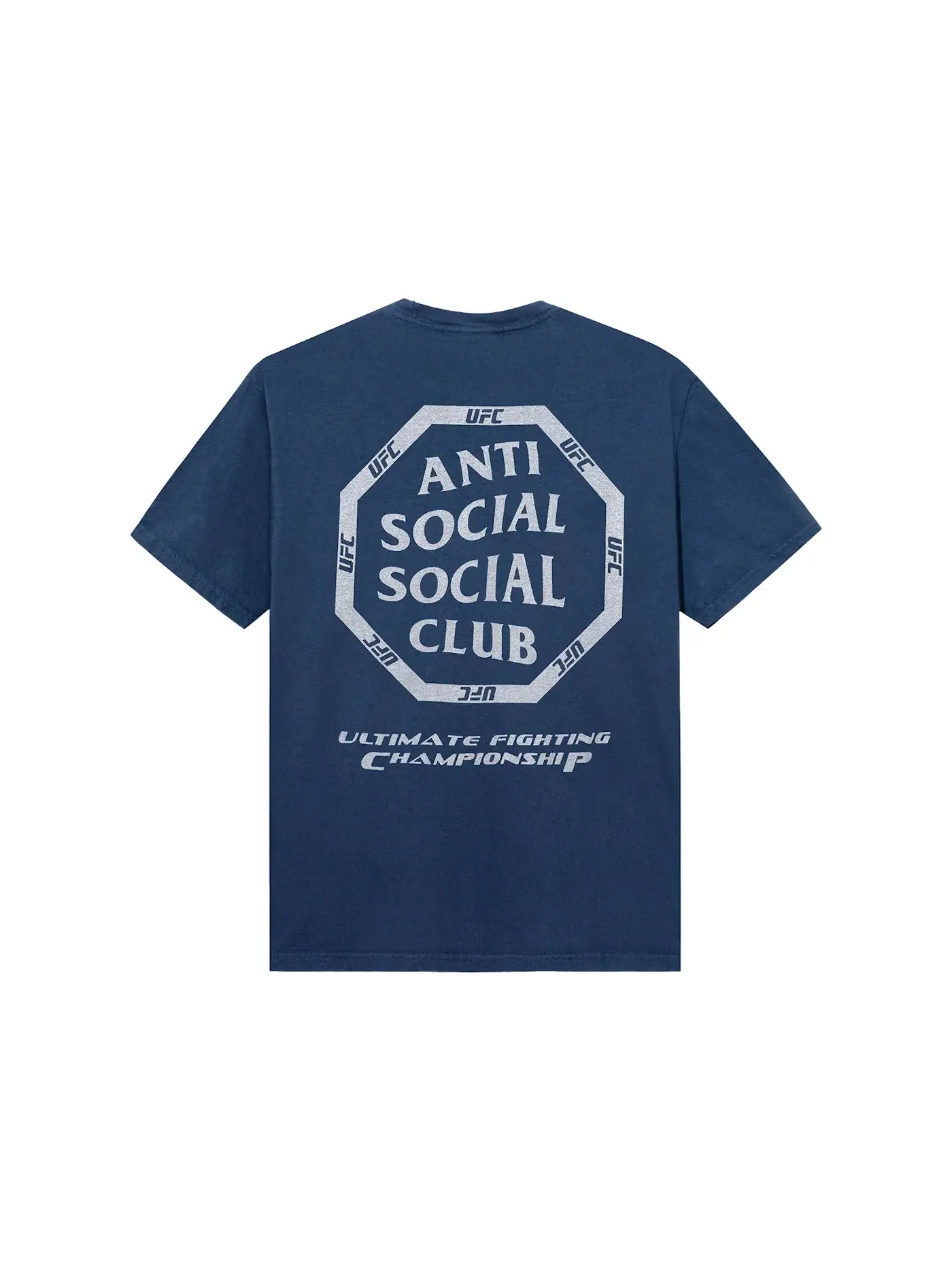 Мужская футболка с принтом Anti Social Social Club x UFC Ultimatum Tee — изображение 1 из 2, синий