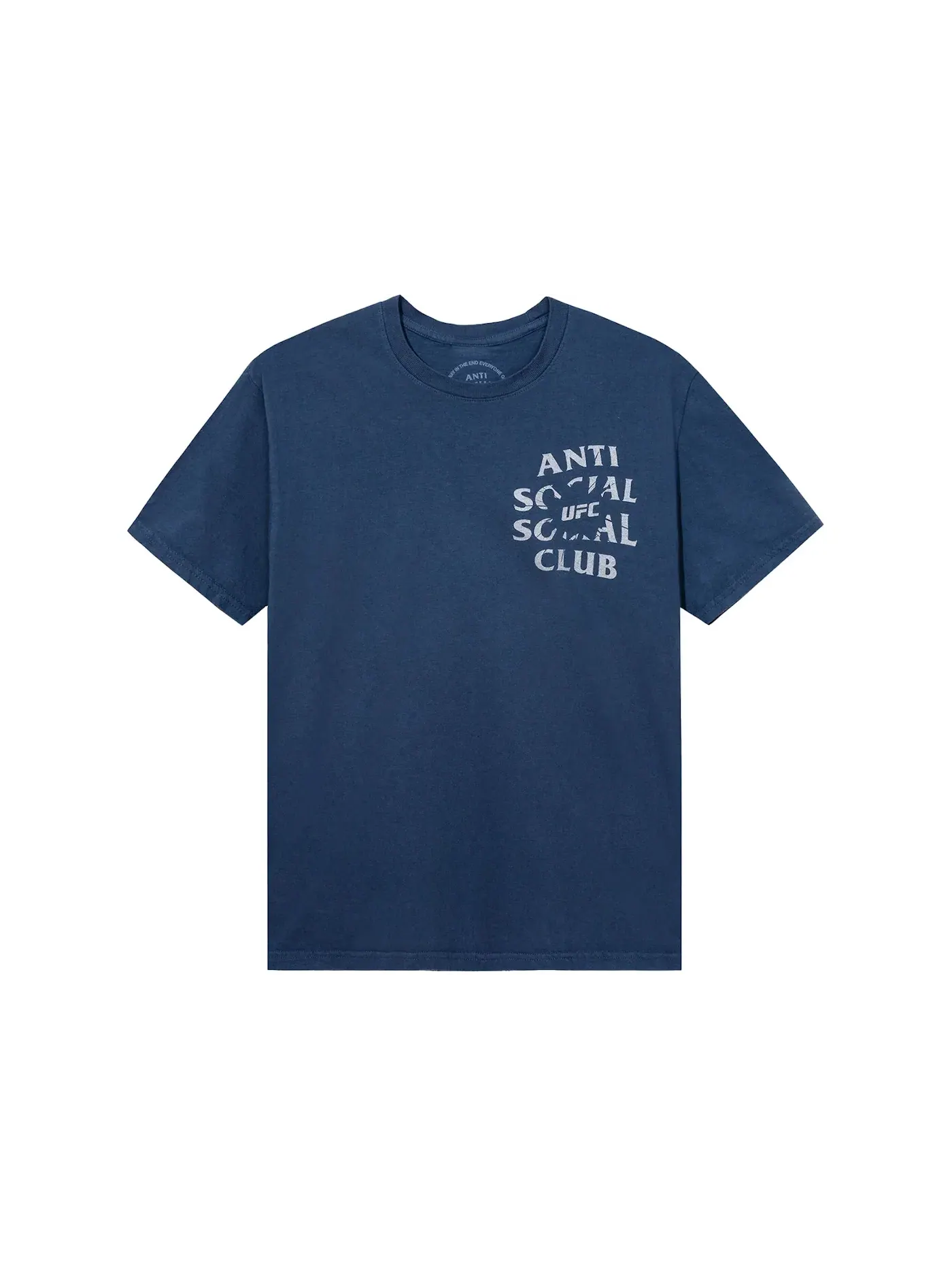 Мужская футболка с принтом Anti Social Social Club x UFC Ultimatum Tee — изображение 2 из 2, синий