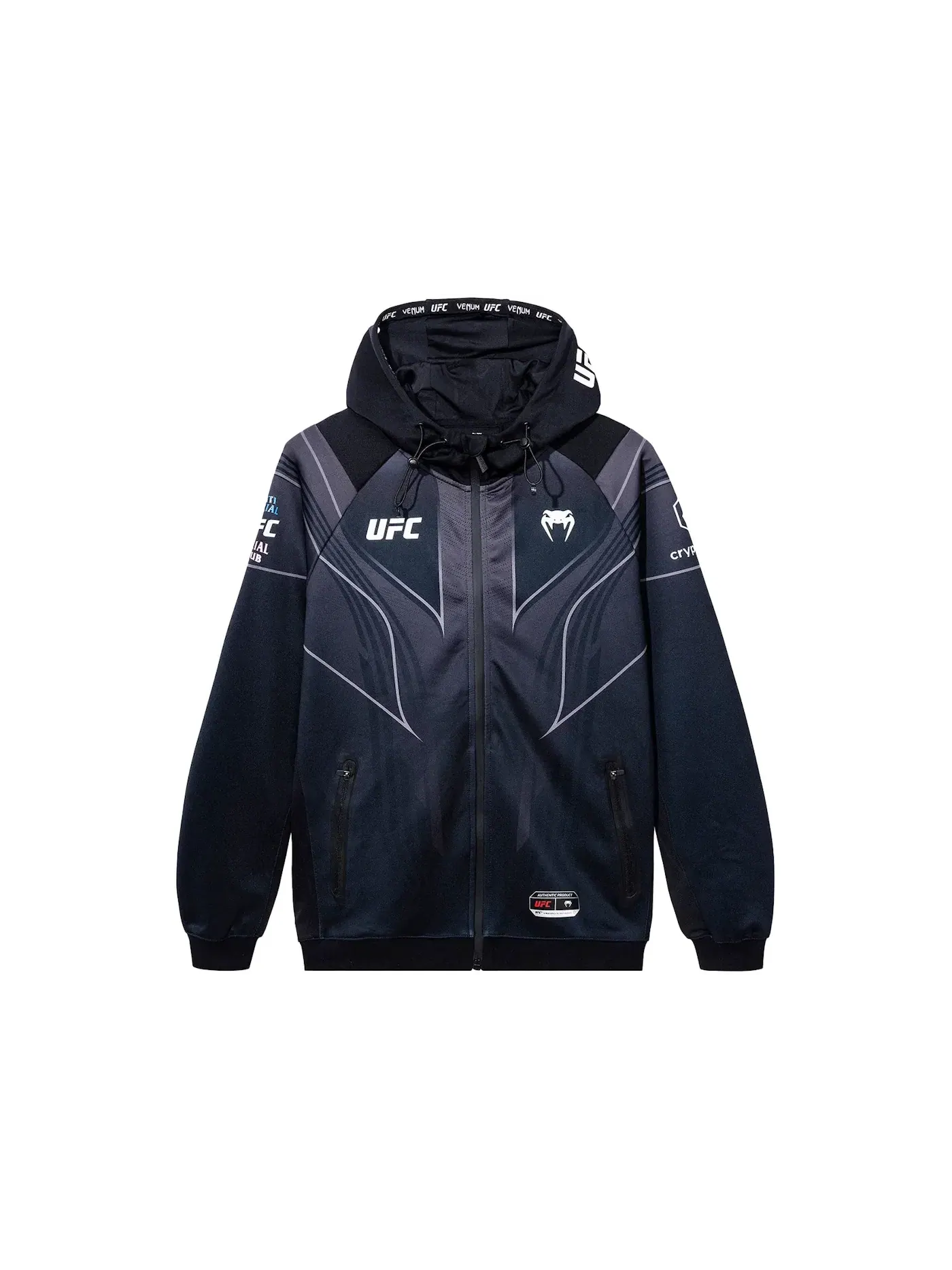Мужская худи с принтом Anti Social Social Club x UFC Venum Walkout Hoodie — изображение 1 из 2, черный