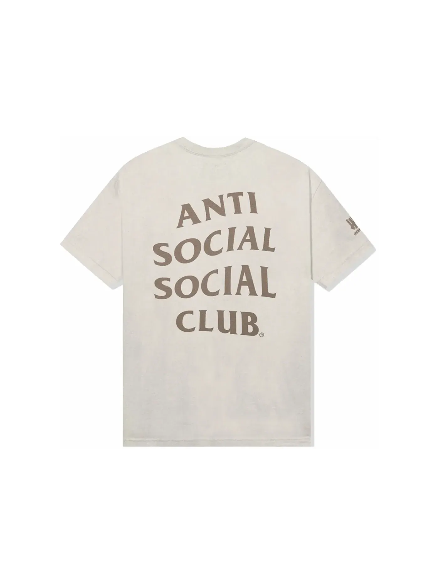 Мужская футболка с принтом Tee Anti Social Social Club — изображение 1 из 2, светлый песочный