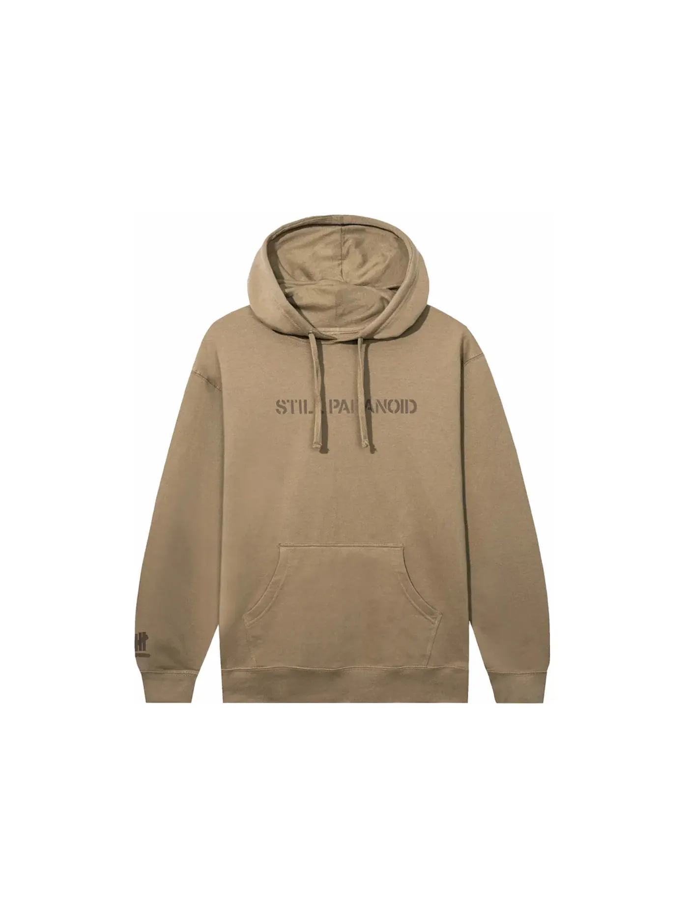 Мужской худи с принтом Anti Social Social Club x Undefeated Still Paranoid — изображение 2 из 2, песчаник
