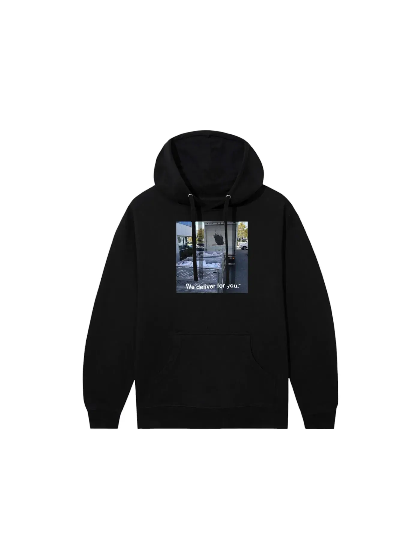 Мужской худи с принтом Anti Social Social Club x USPS Delivery — изображение 1 из 2, черный