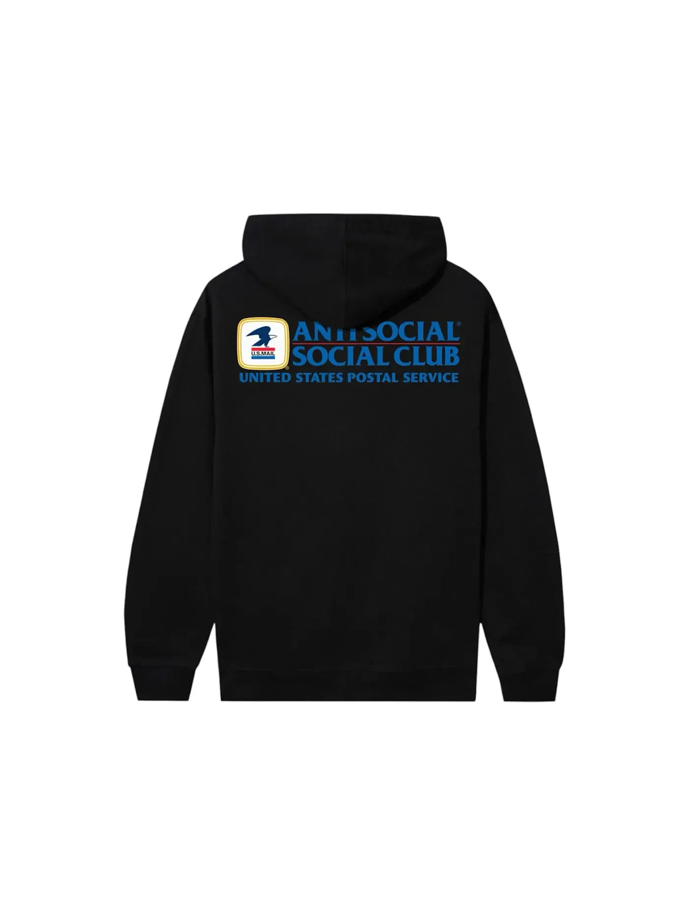 Мужской худи с принтом Anti Social Social Club x USPS Delivery — изображение 2 из 2, черный