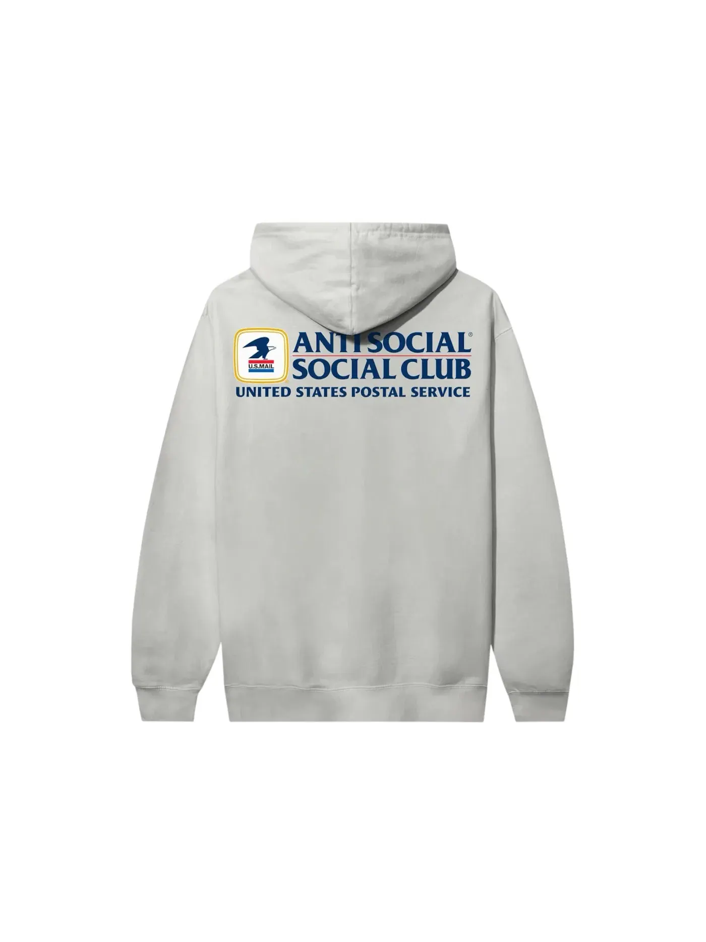 Мужская худи с принтом Anti Social Social Club x USPS Delivery — изображение 2 из 2, дымчатый