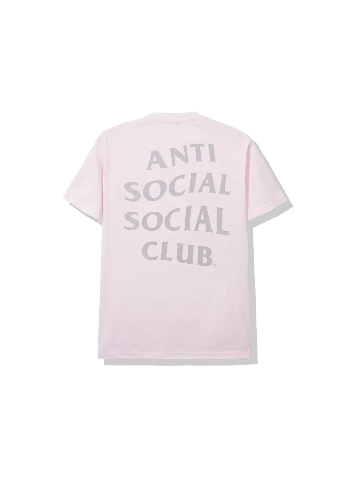 Мужская футболка с принтом Anti Social Social Club x USPS Work Tee — изображение 2 из 2, розовый