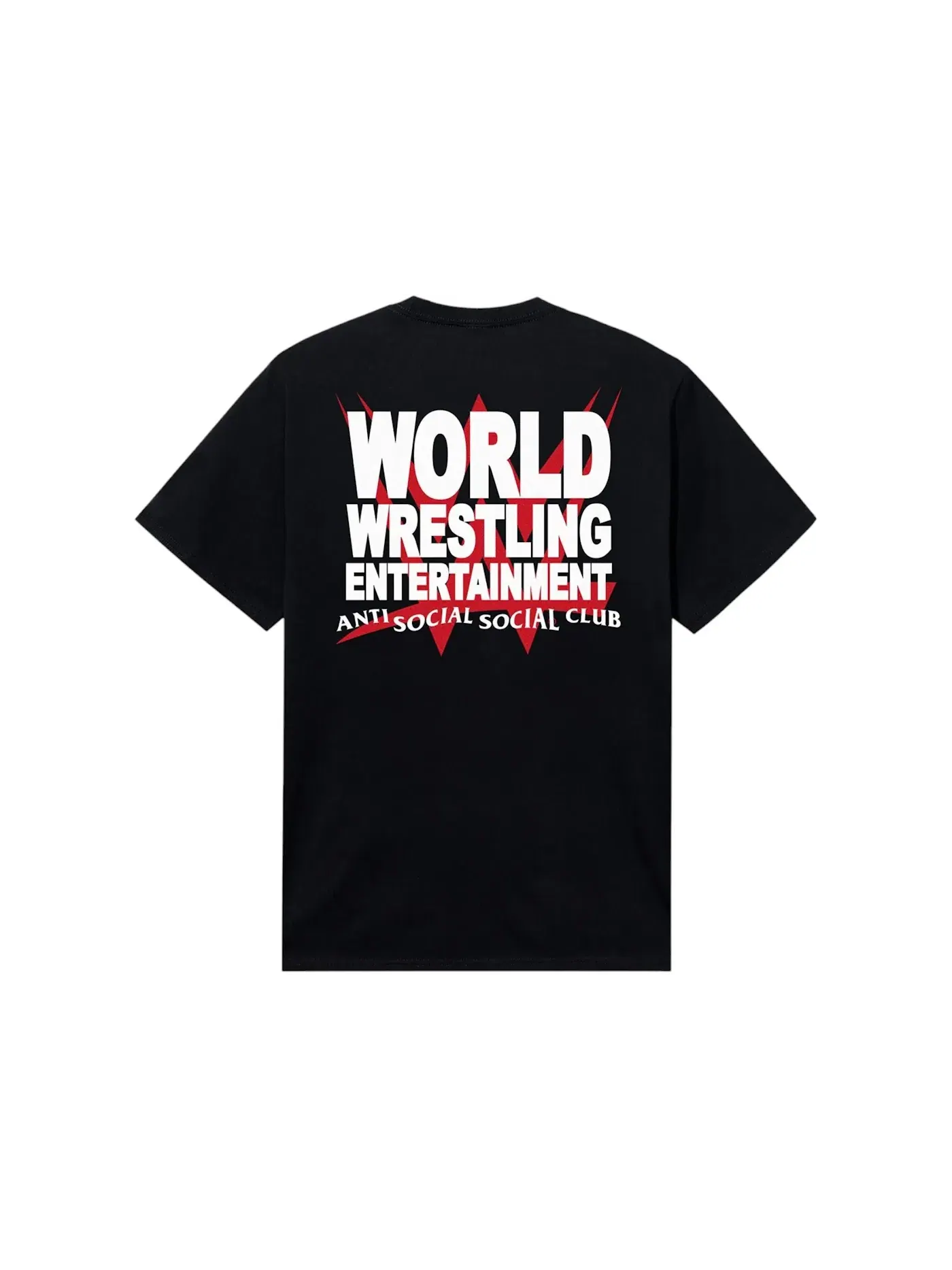 Мужская футболка с принтом Anti Social Social Club x WWE Championship Belt Tee — изображение 1 из 1, черный