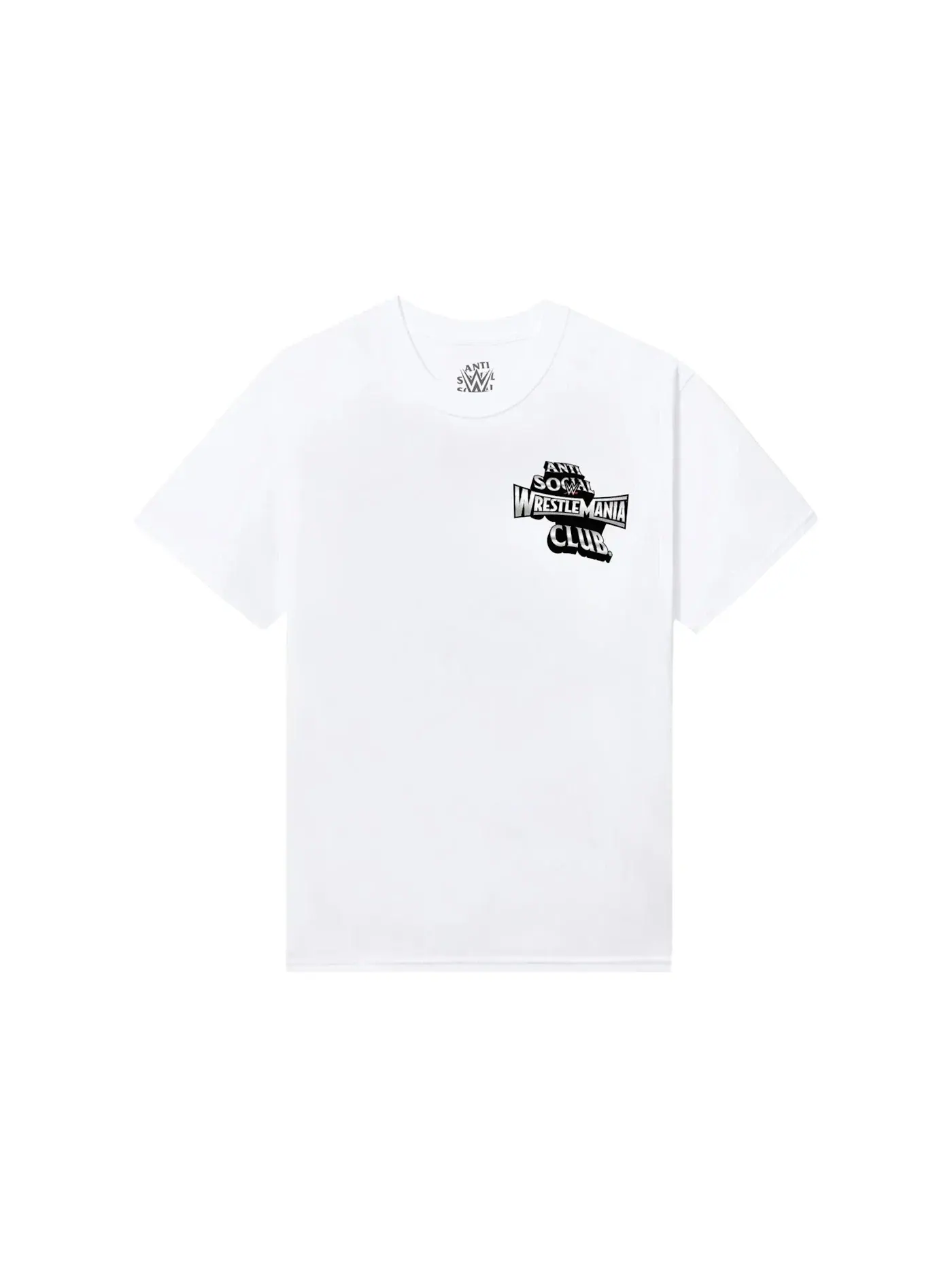 Мужская футболка с принтом Anti Social Social Club x WWE Wrestlemania Tee — изображение 2 из 2, белый