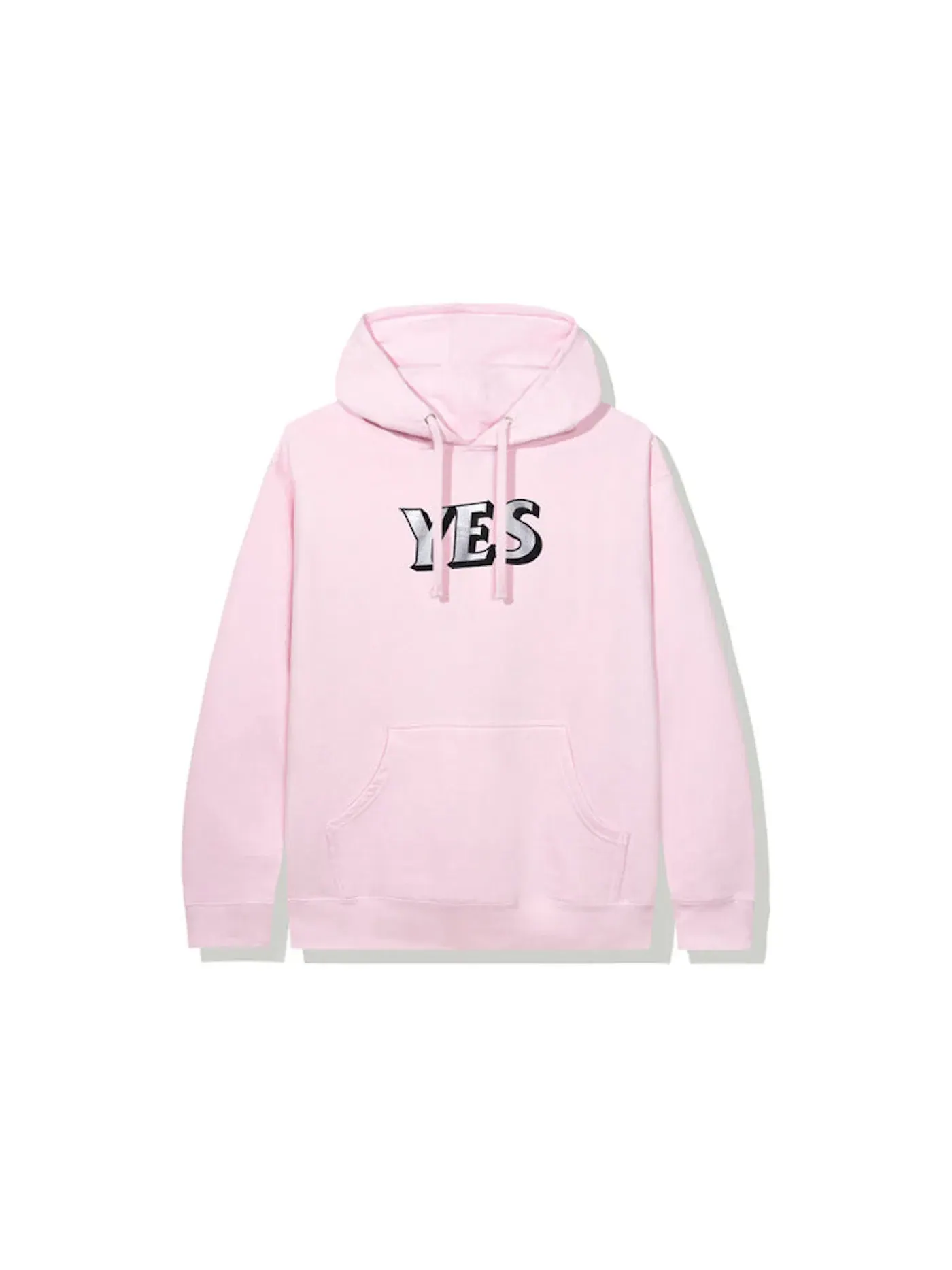 Мужская худи с принтом Y/N? Hoodie Anti Social Social Club — изображение 1 из 2, розовый