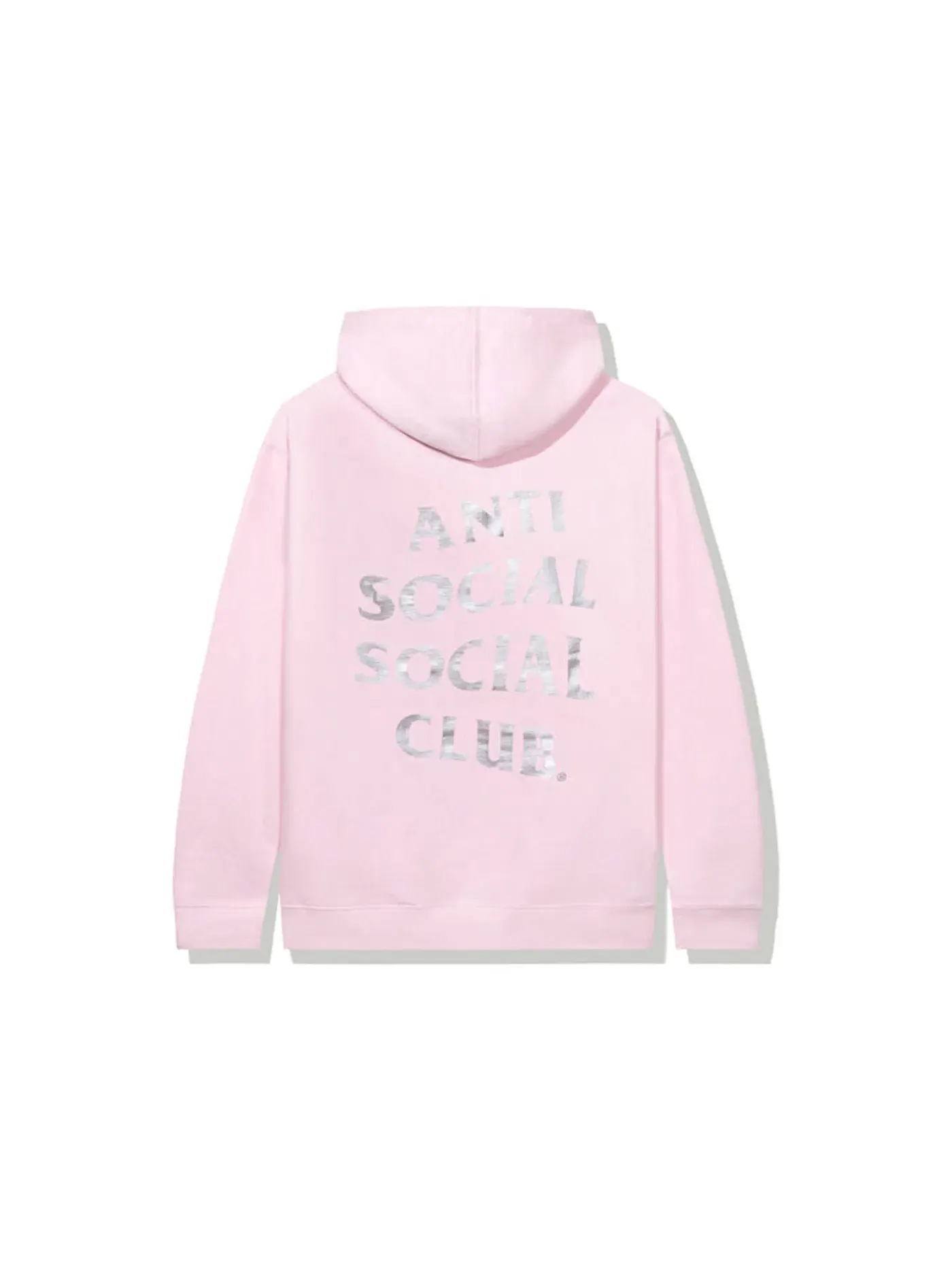 Мужская худи с принтом Y/N? Hoodie Anti Social Social Club — изображение 2 из 2, розовый