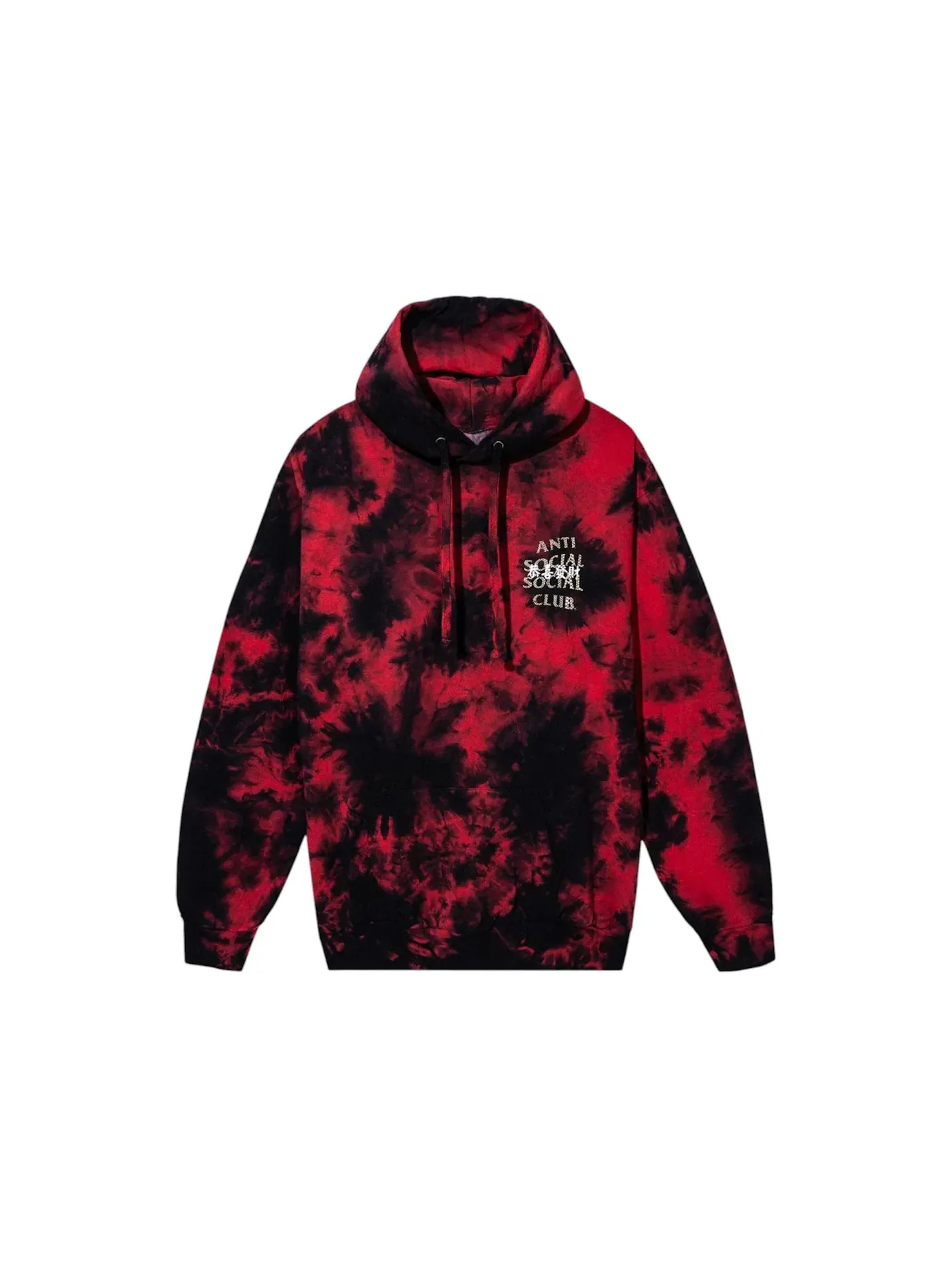 Мужской худи с принтом Anti Social Social Club Year Of The Snake Calm Hoodie — изображение 2 из 2, красный