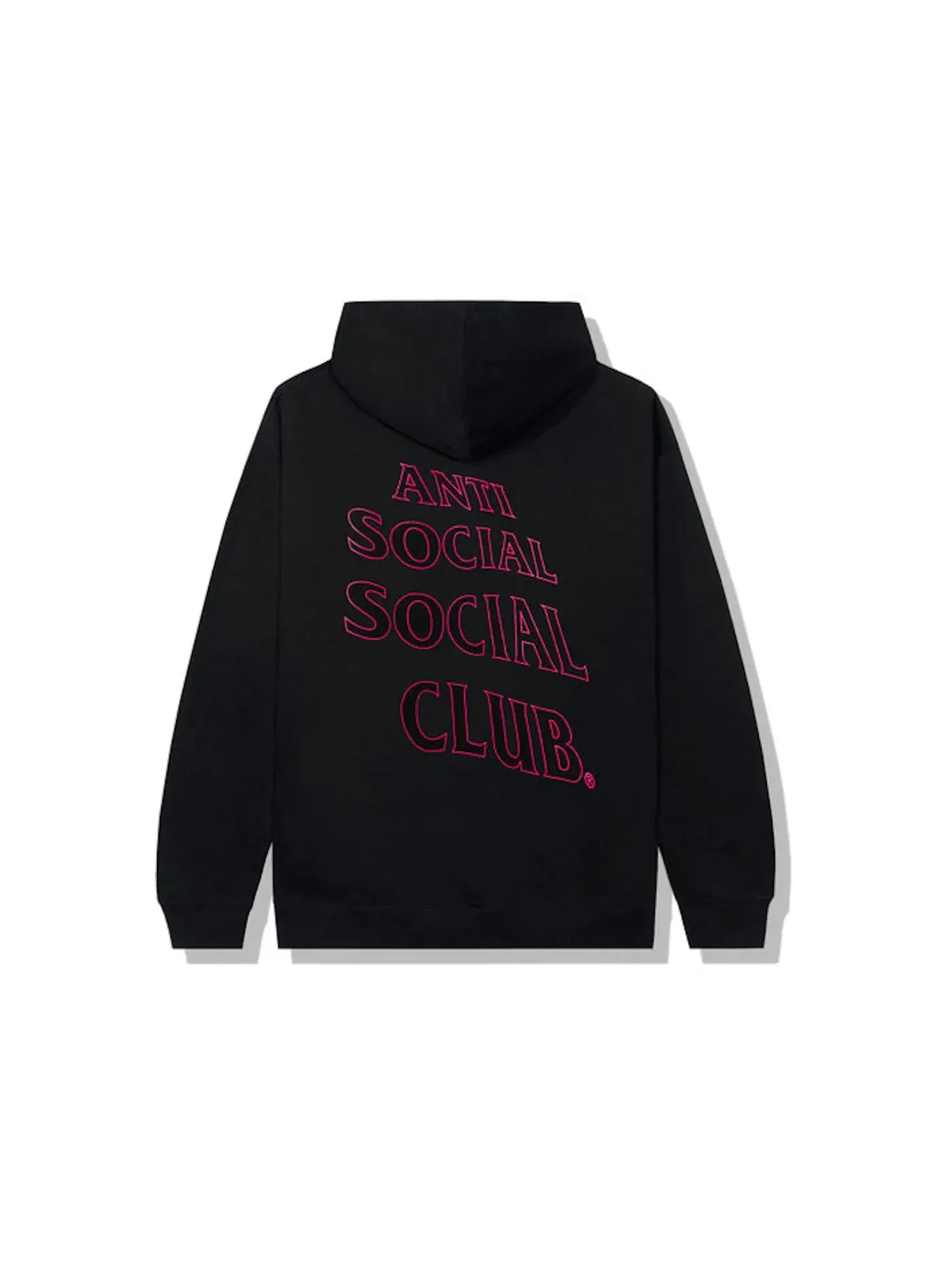 Мужской худи с принтом Anti Social Social Club Hoodie — изображение 1 из 2, черный