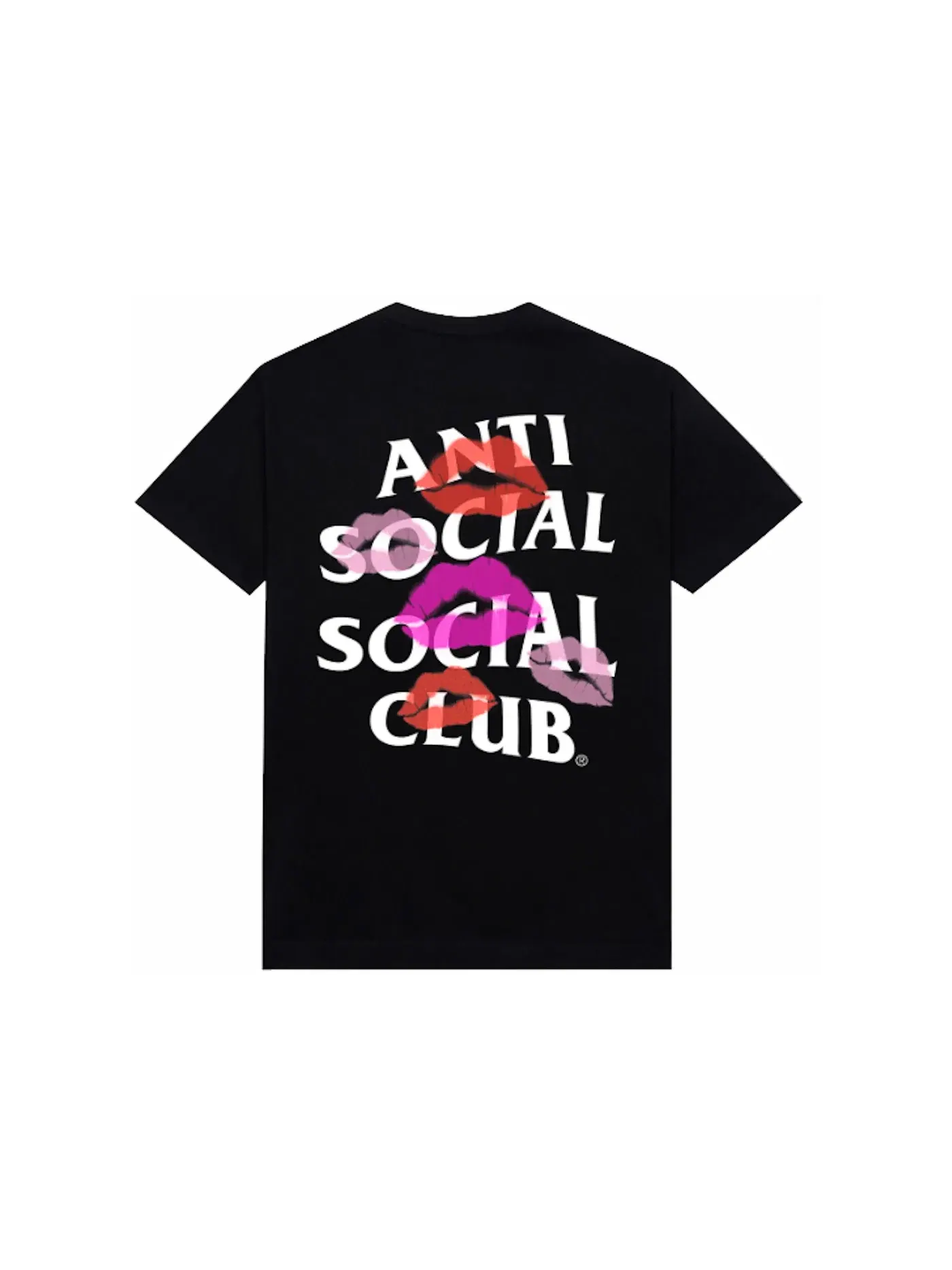Мужская футболка с принтом Anti Social Social Club Tee — изображение 1 из 2, черный