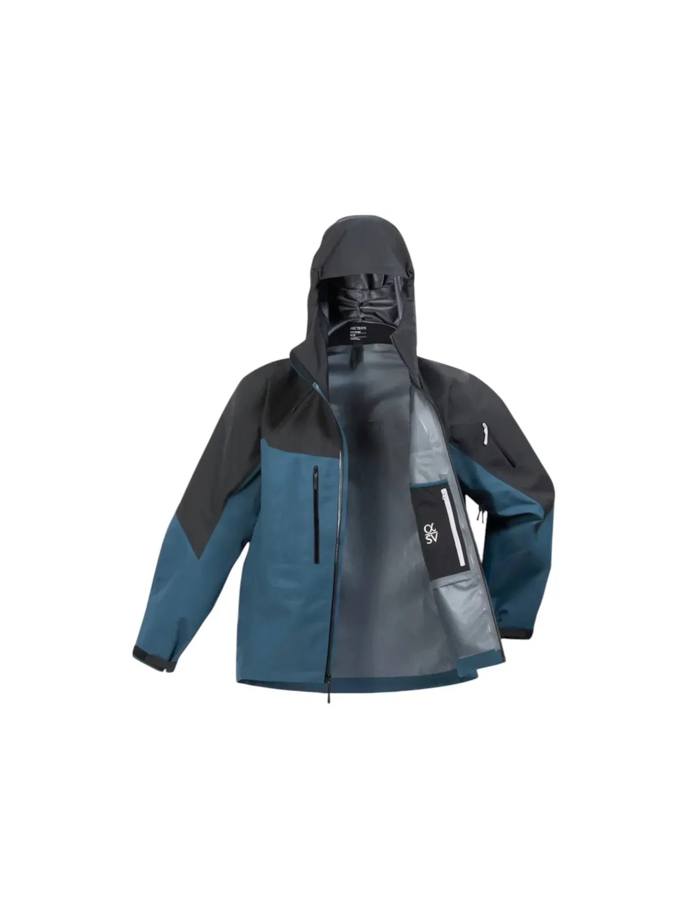 Мужская куртка водоотталкивающая Arc'teryx Alpha SV Jacket, Lodestar — изображение 2 из 2