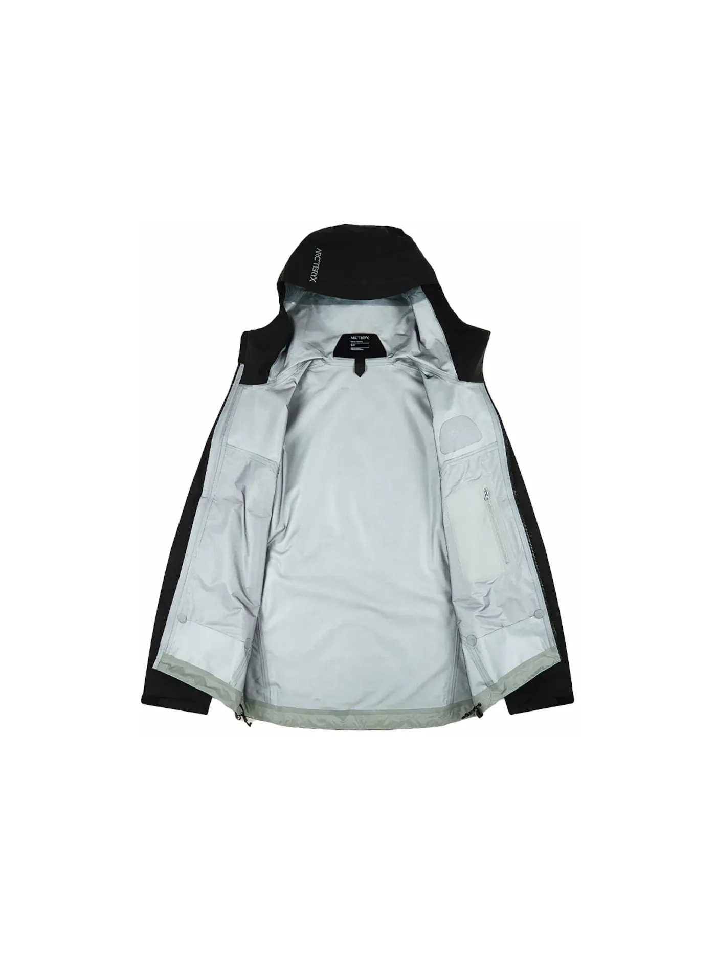 Мужская куртка водонепроницаемая Arc'teryx Jacket (SS24) — изображение 2 из 3, черный