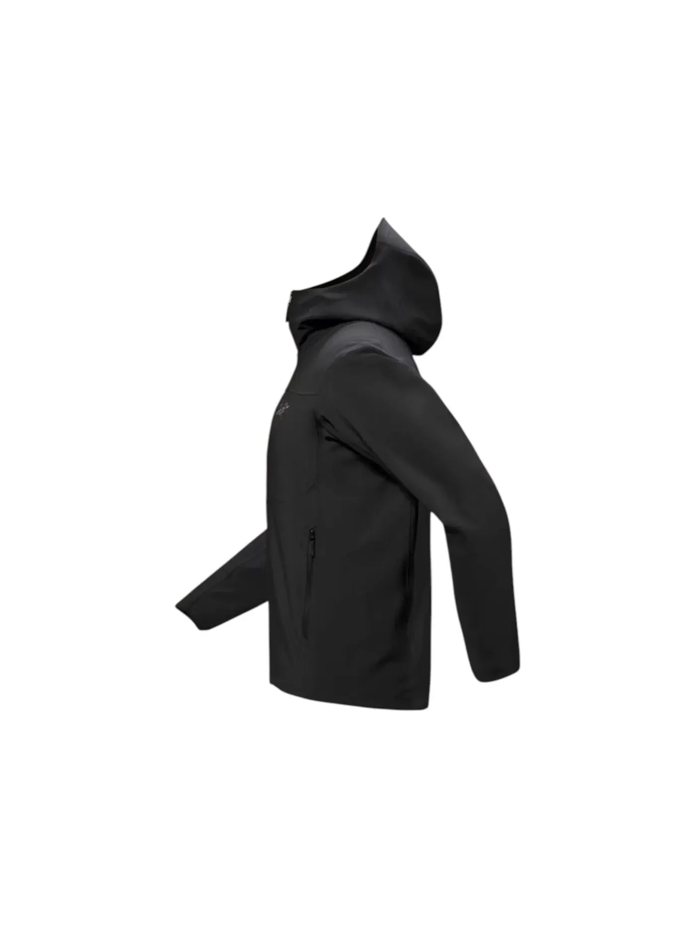 Мужская куртка-софтшелл с капюшоном Gamma MX Arc'teryx — изображение 2 из 2, черный