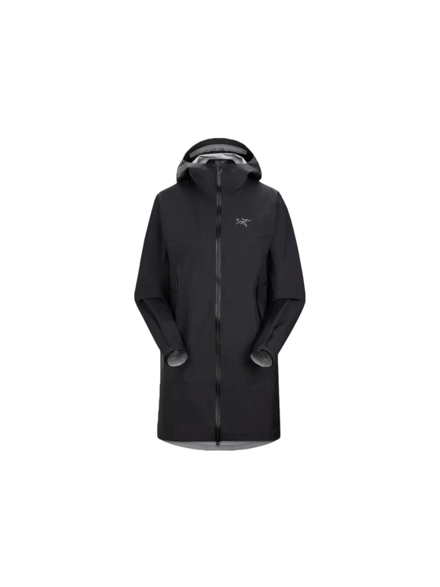 Женское пальто с длинным рукавом Trench Coat Arc'teryx — изображение 1 из 1, черный