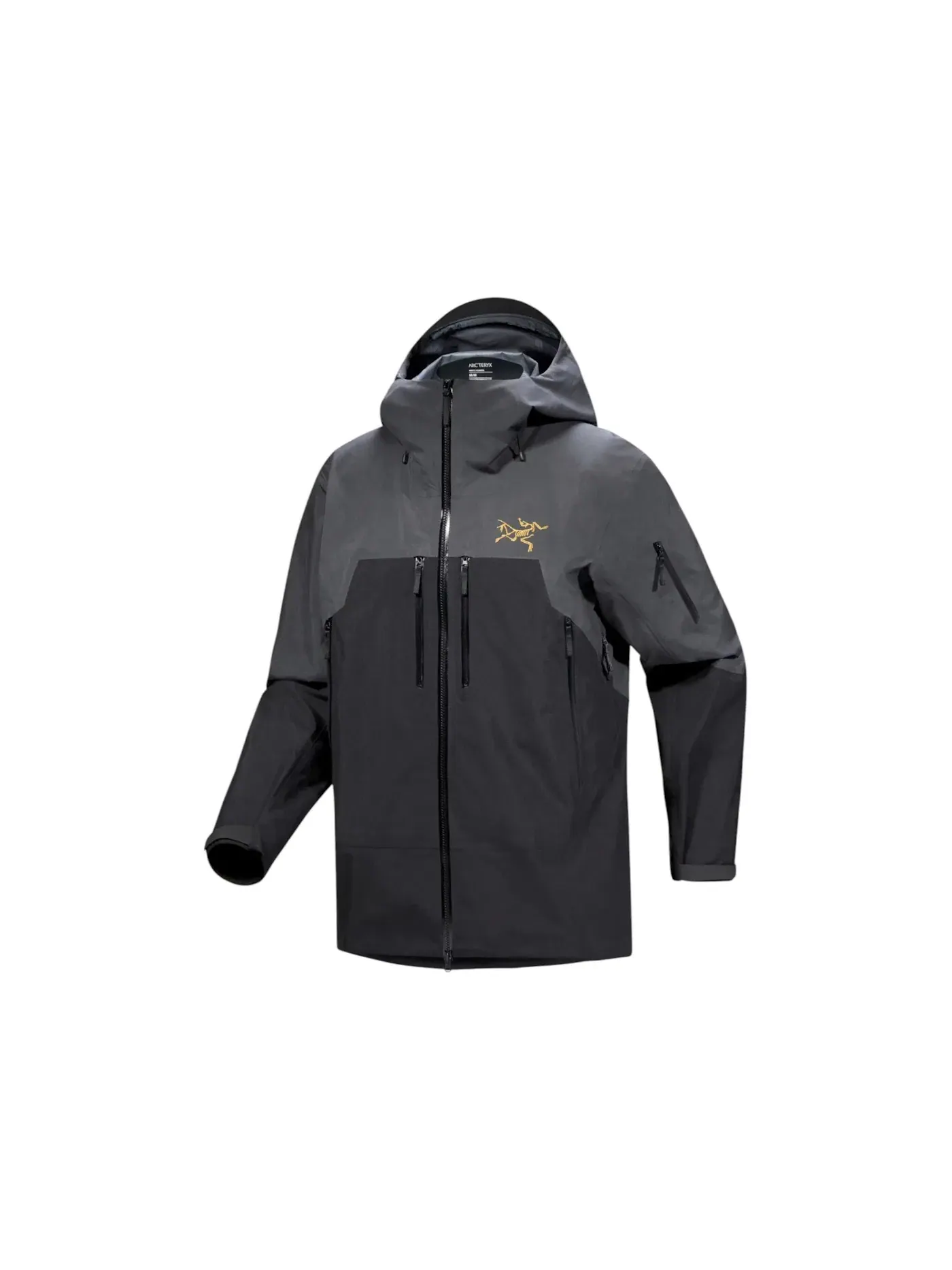 Мужская куртка с водоотталкивающей мембраной Arc'teryx Rush Jacket — изображение 1 из 3, графитовый/черный