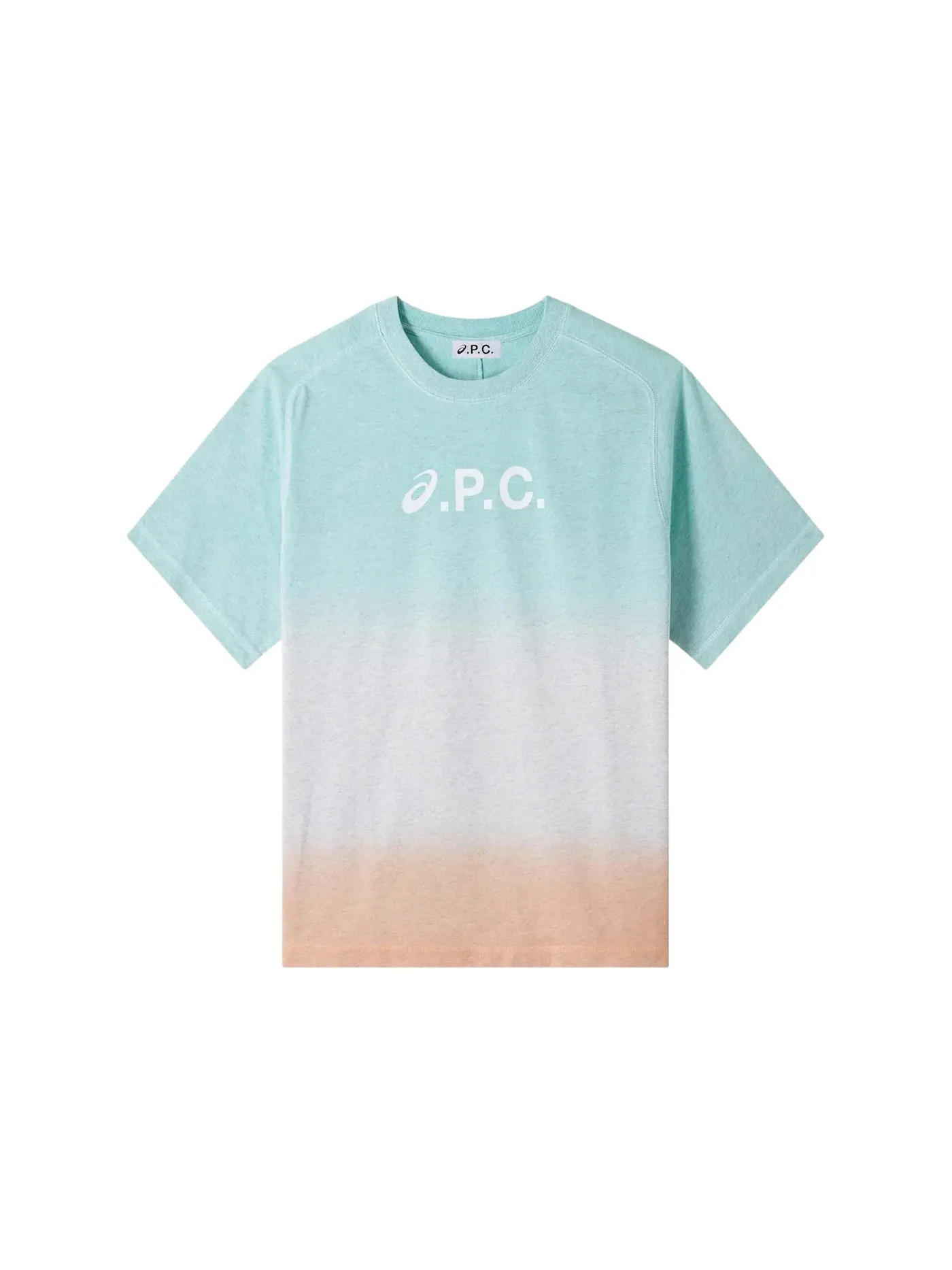 Мужская футболка с градиентом ASICS x APC T-Shirt — изображение 1 из 1, мульти