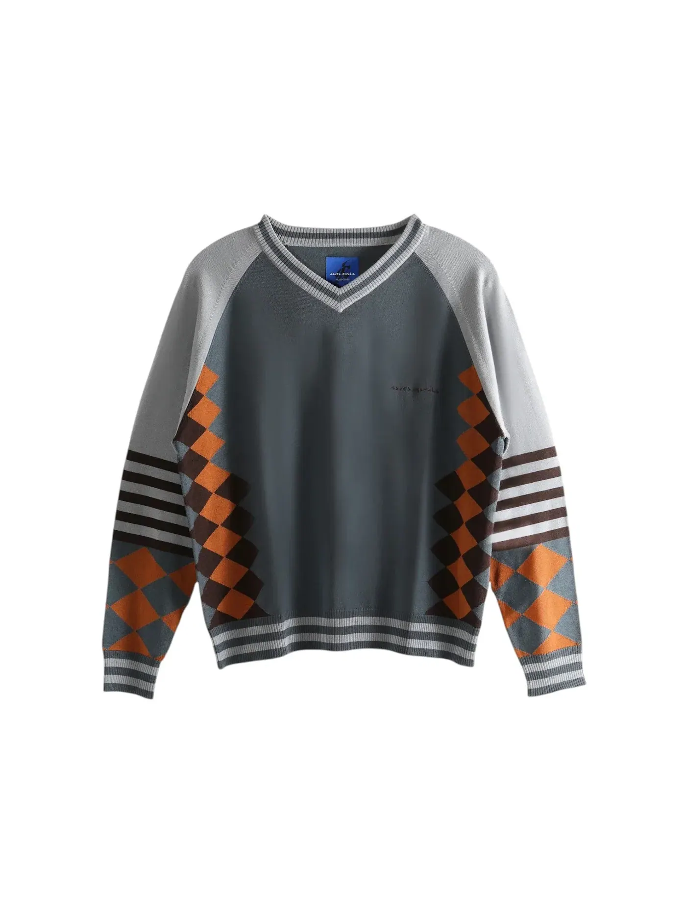Унисекс свитер с длинным рукавом Sweater ASICS, Mist/Rust — изображение 1 из 1