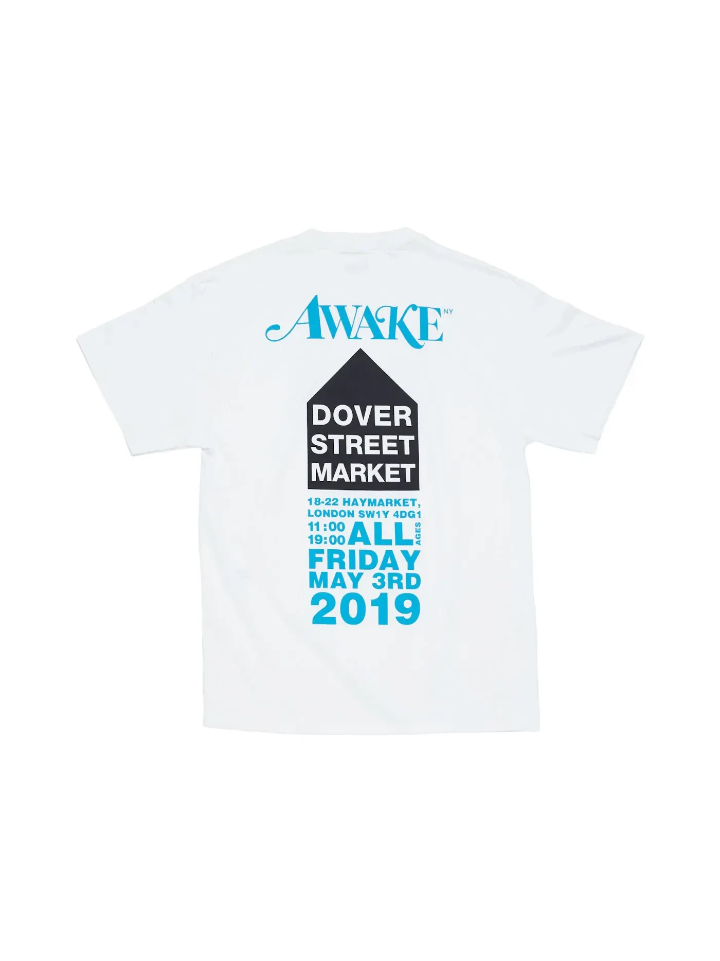 Мужская футболка с принтом Awake Tee — изображение 2 из 2, белый