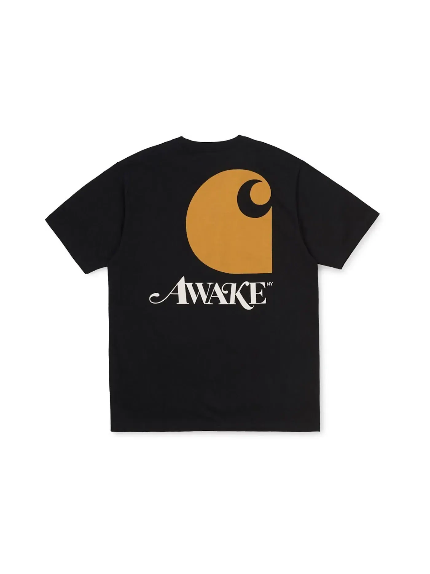 Мужская футболка с принтом Awake x Carhartt WIP T-Shirt Awake — изображение 2 из 2, черный