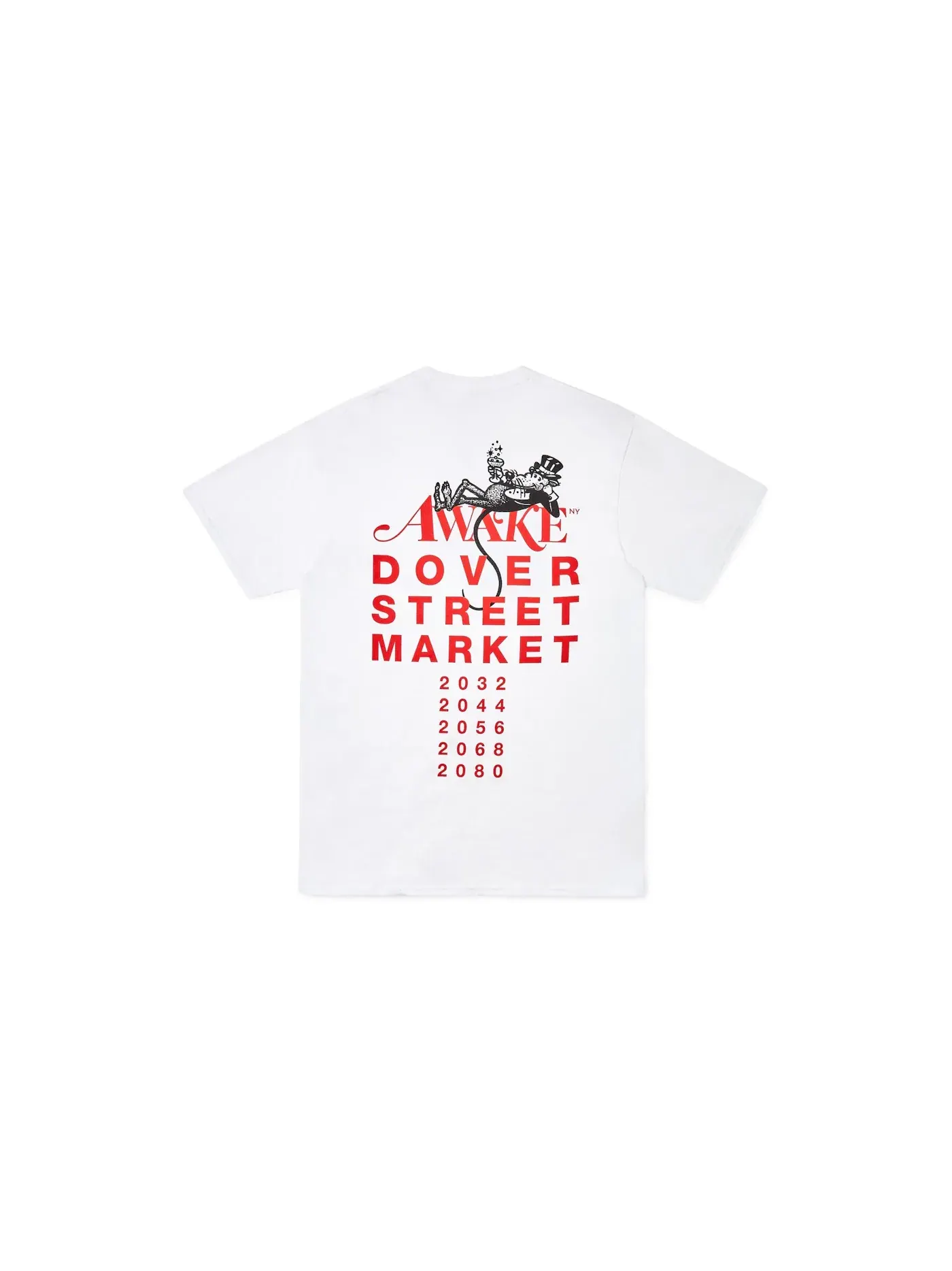 Мужская футболка с принтом Awake Year of the Rat T-Shirt — изображение 2 из 2, белый