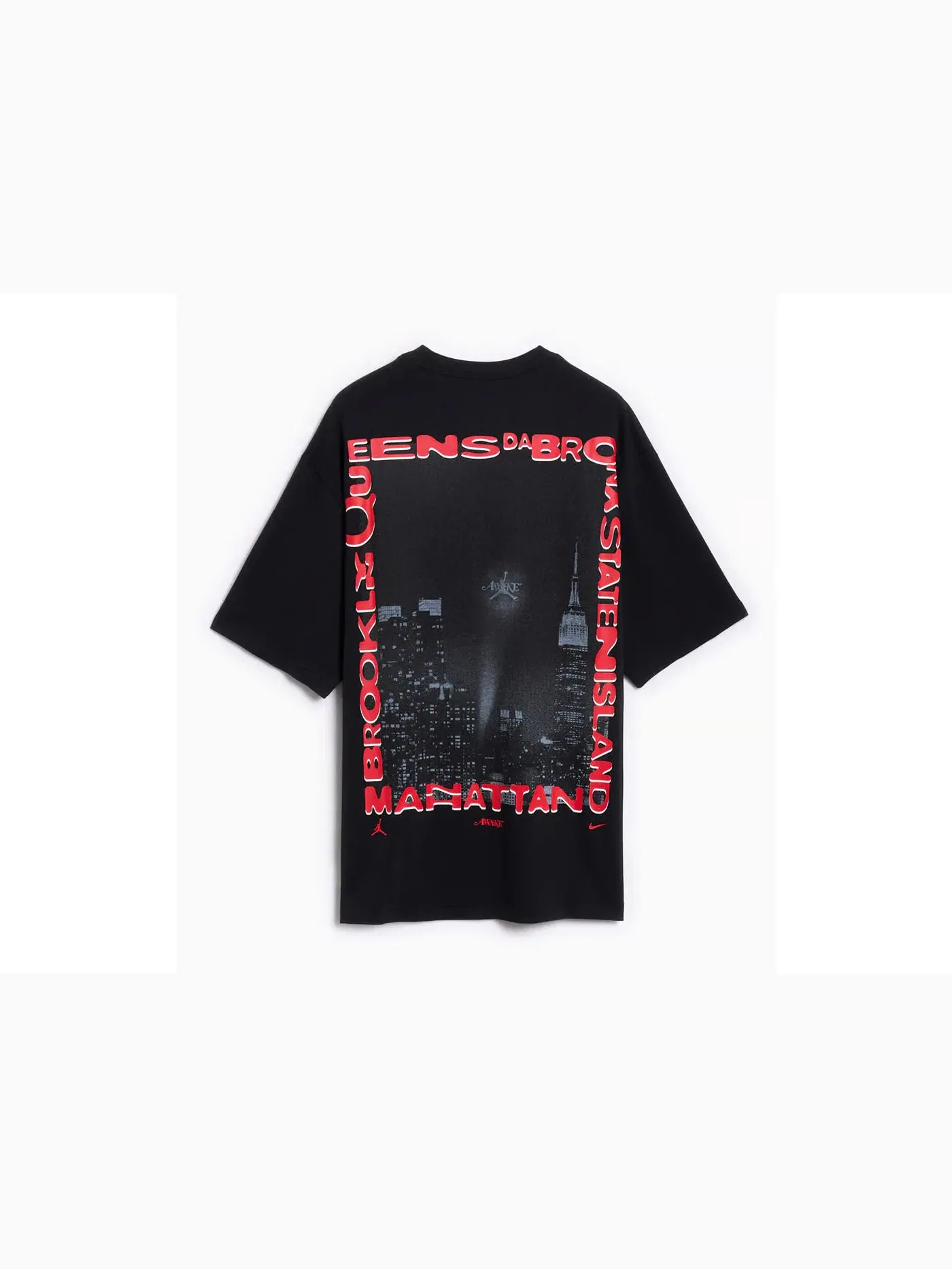 Мужская футболка с принтом Awake x Jordan 5 Borough Tee (Asia Sizing) Awake — изображение 2 из 2, черный
