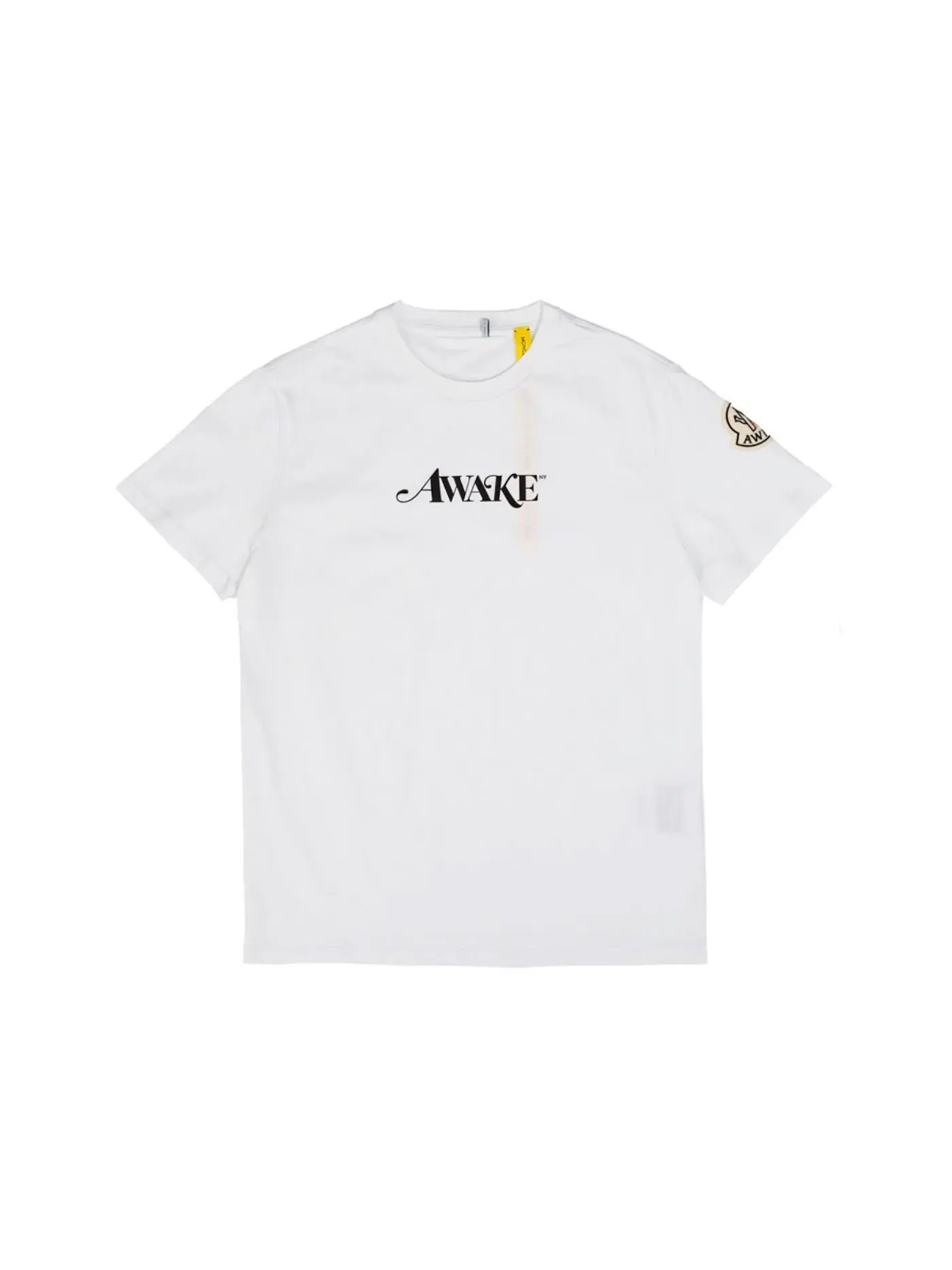 Мужская футболка с длинным рукавом Awake x Moncler Logo Tee — изображение 1 из 1, белый