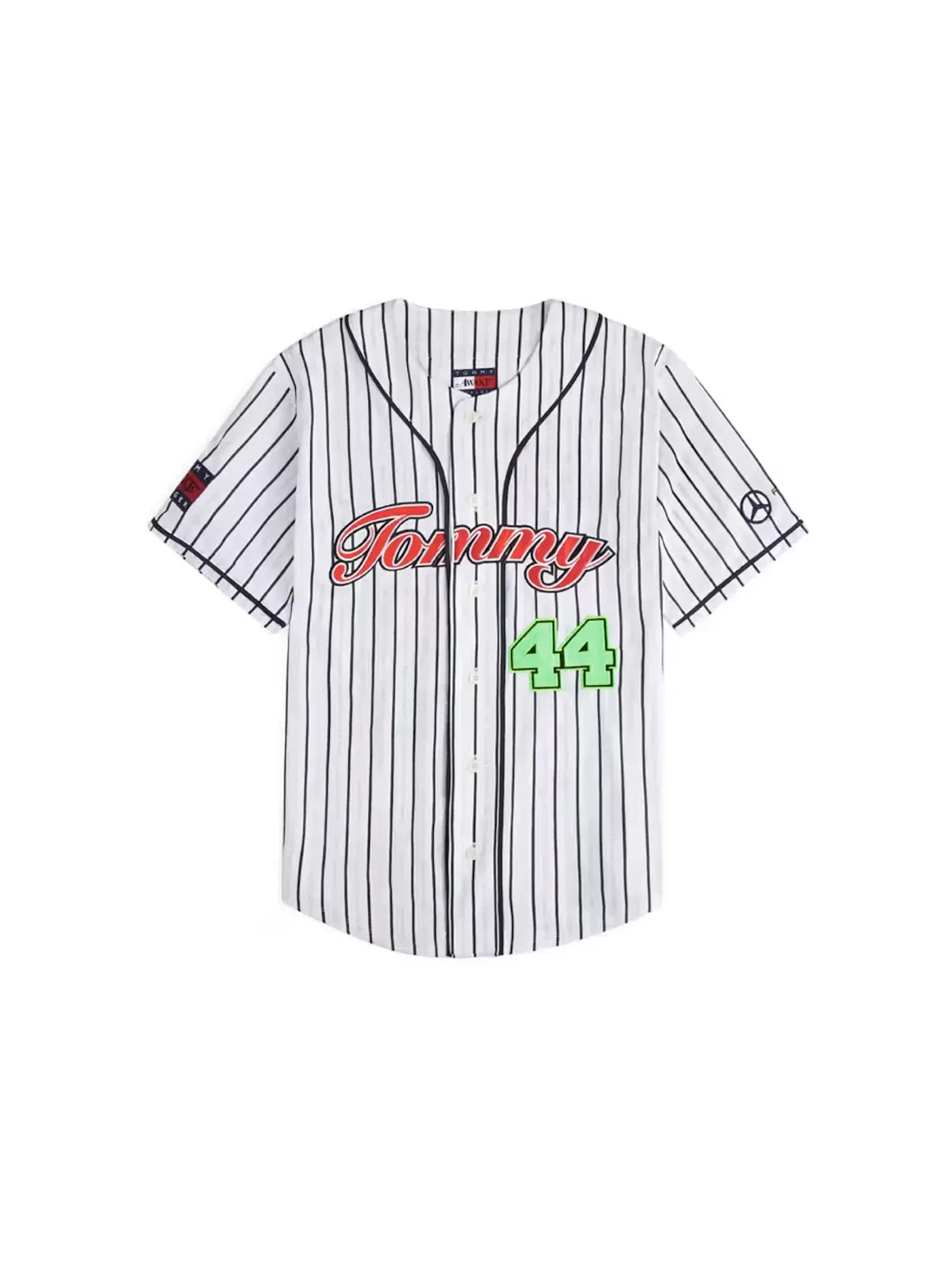 Женская бейсбольная футболка Awake x Tommy x Mercedes-AMG F1 Lewis Jersey — изображение 1 из 2, белый
