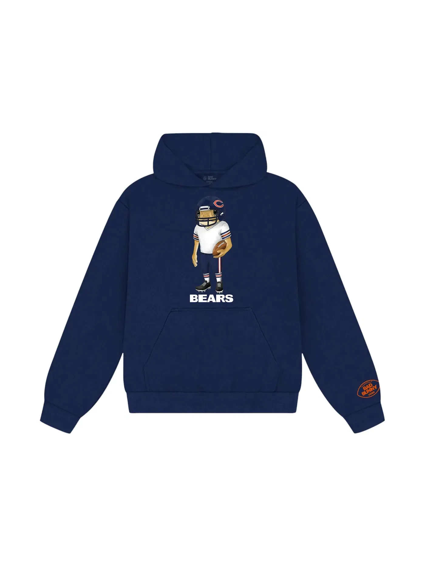 Мужская худи с принтом Bad Bunny Concho Hoodie