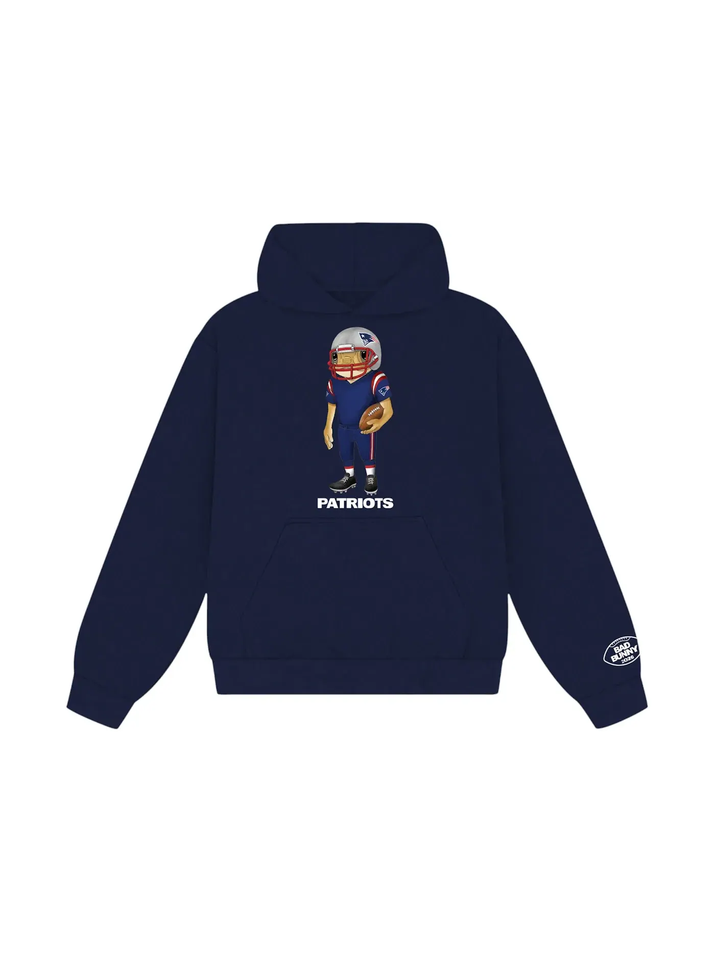 Мужская худи с принтом Concho Hoodie Bad Bunny