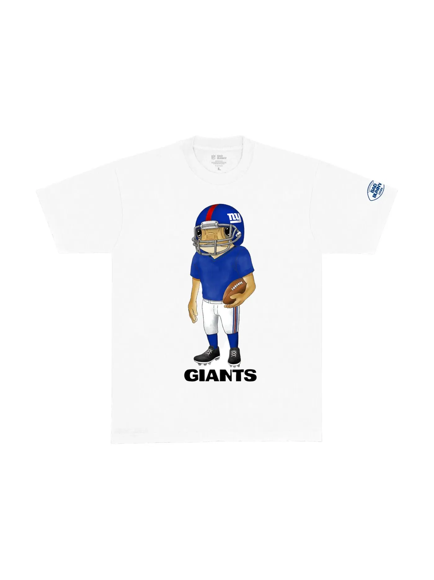 Мужская футболка с принтом Bad Bunny New York Giants Concho T-Shirt