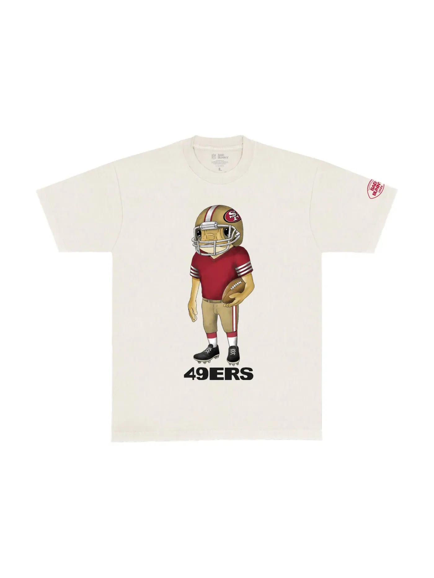 Мужская футболка с принтом Bad Bunny x NFL San Francisco 49ers Concho T-Shirt Bad Bunny