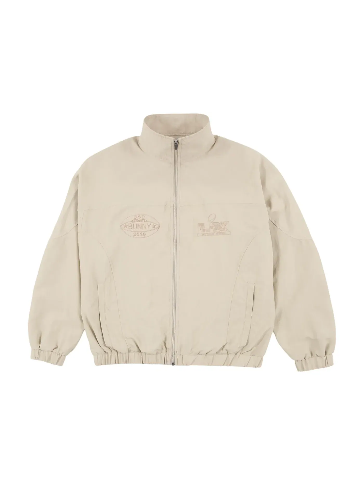 Мужская куртка-бомбер с принтом Bad Bunny x Super Tazon NFL Full-Zip Track Jacket Bad Bunny