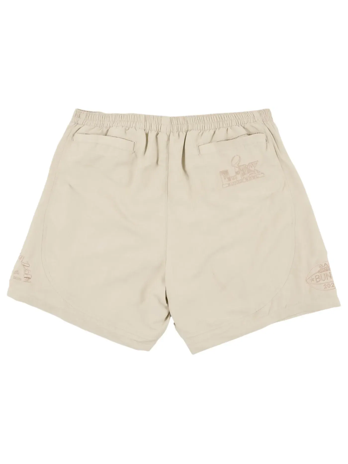 Мужские шорты с принтом Bad Bunny Shorts — изображение 2 из 2, белый