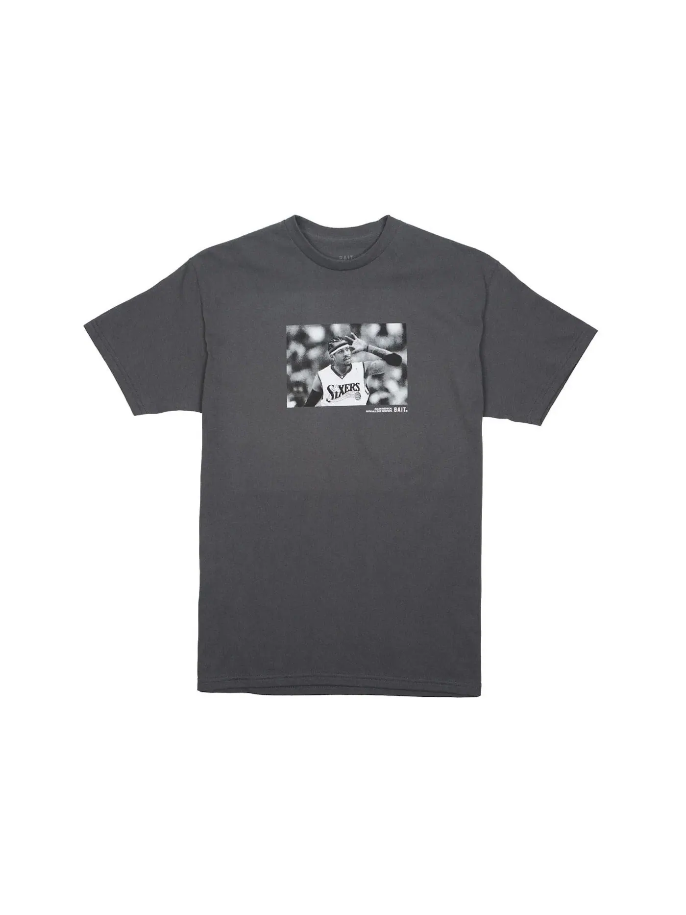 Мужская футболка с принтом BAIT x Allen Iverson Hall of Fame Tee BAIT — изображение 1 из 1, серый