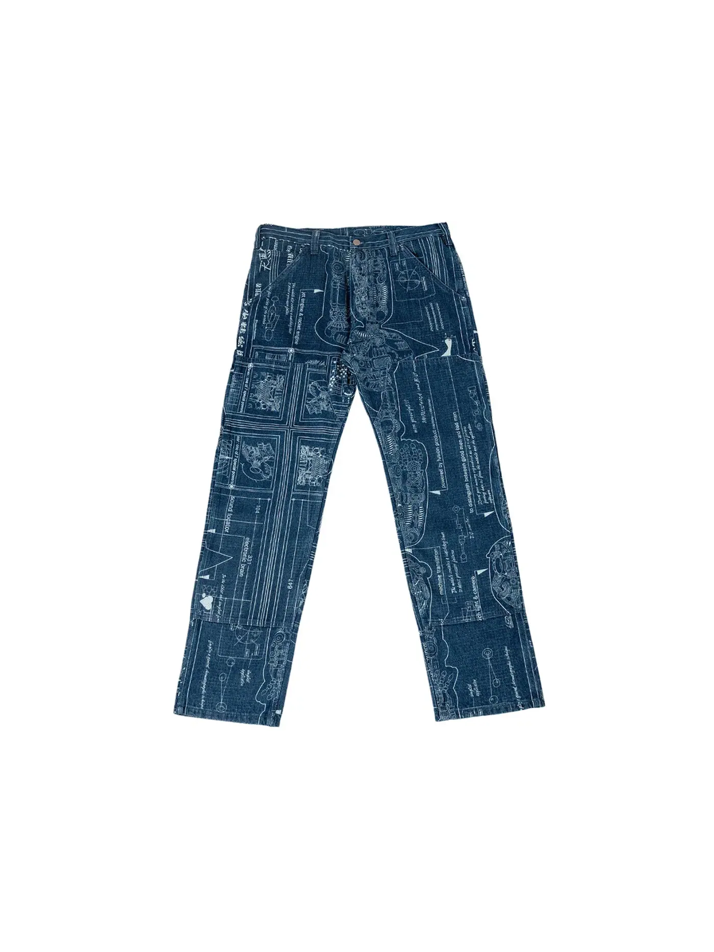 Мужские джинсы BAIT x Astro Boy Denim Jeans — изображение 1 из 1, синий