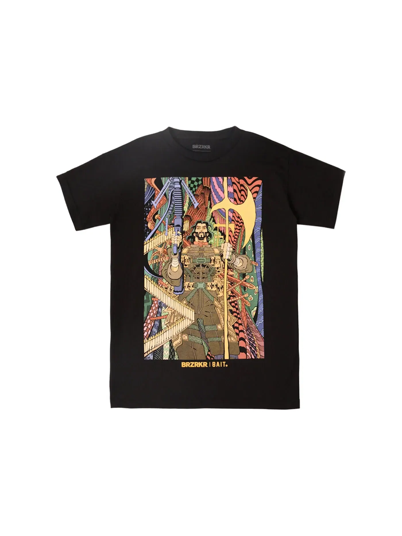 Мужская футболка с принтом BAIT x Brzrkr #1 Tradd Moore Cover Color Variant Tee — изображение 1 из 1, черный