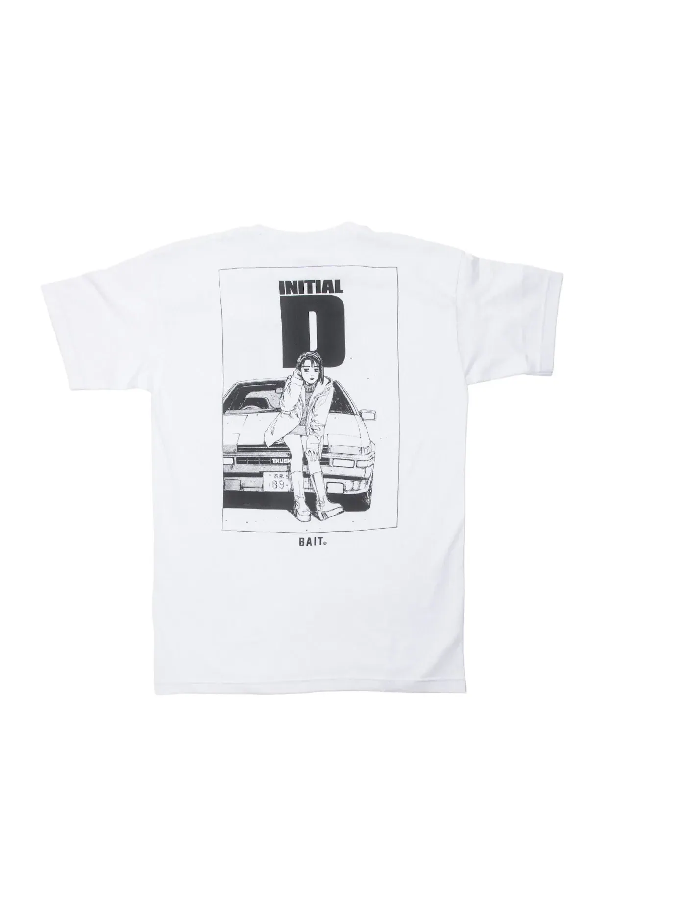 Мужская футболка с принтом BAIT x Initial D AE86 Tee — изображение 1 из 2, белый