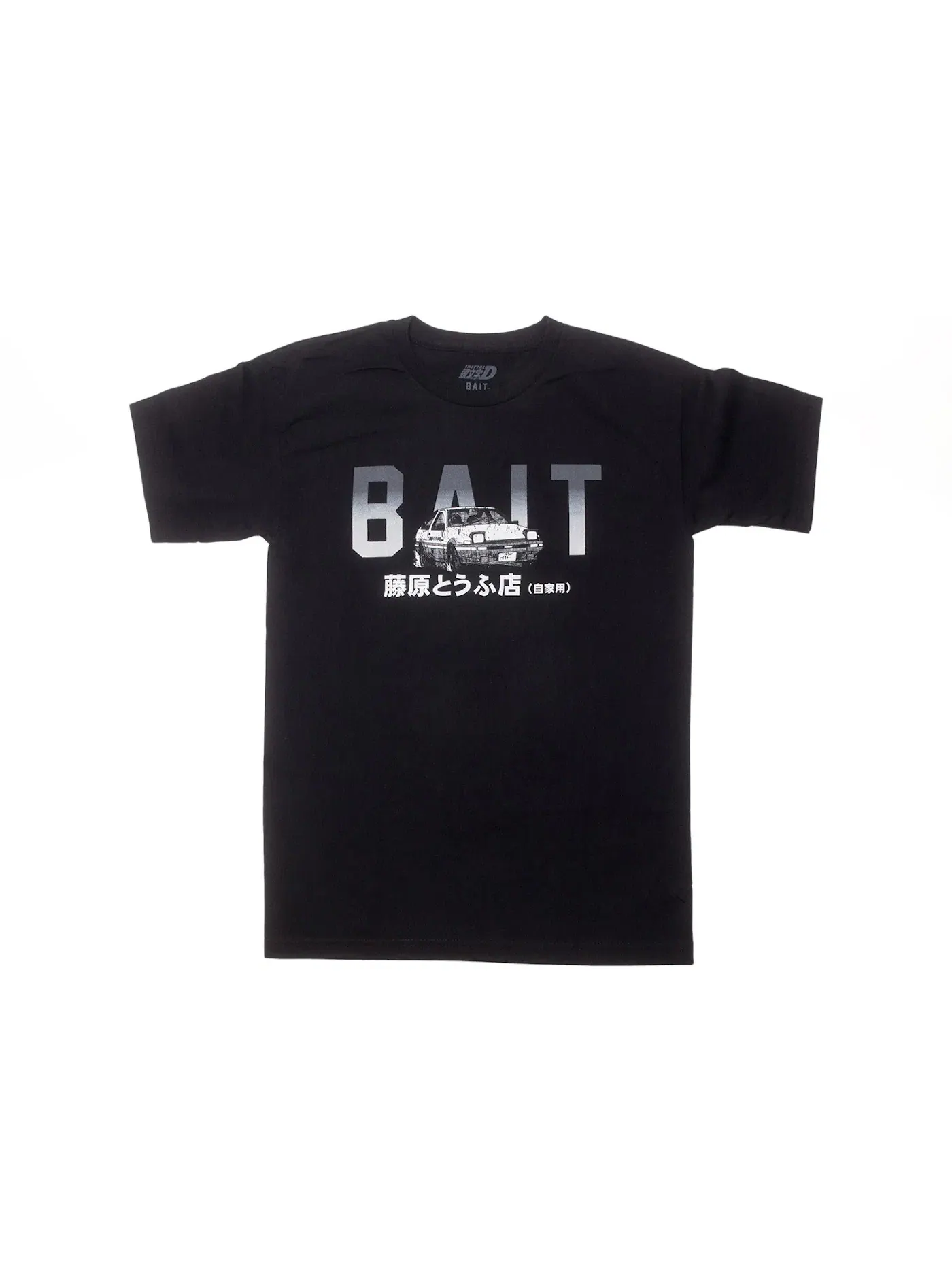 Мужская футболка с принтом BAIT x Initial D Logo Design Tee BAIT — изображение 1 из 1, черный